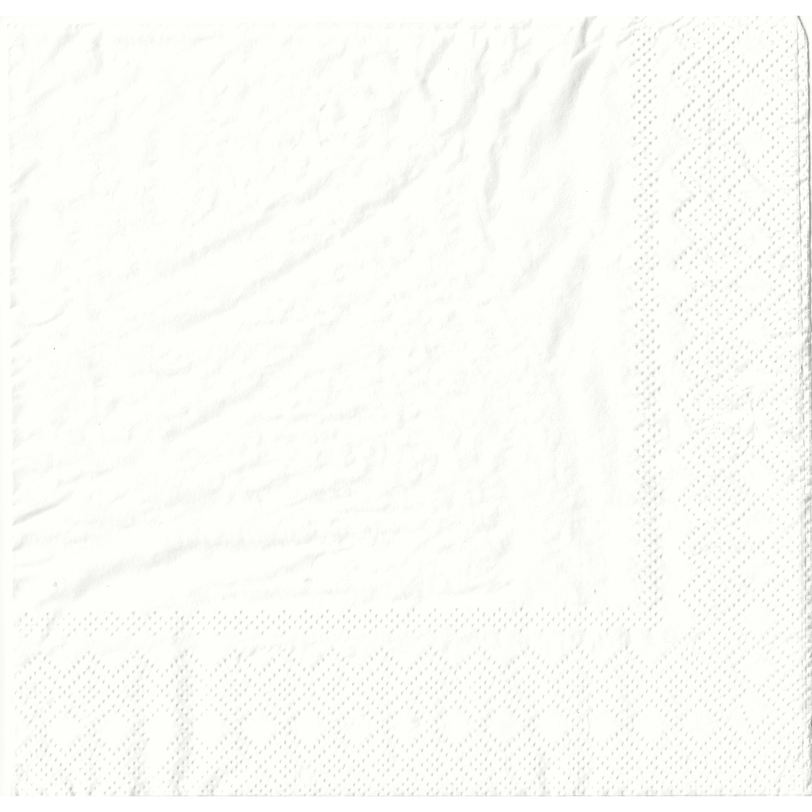 White Large Napkins / Serviettes (Bulk Pack of 80) 