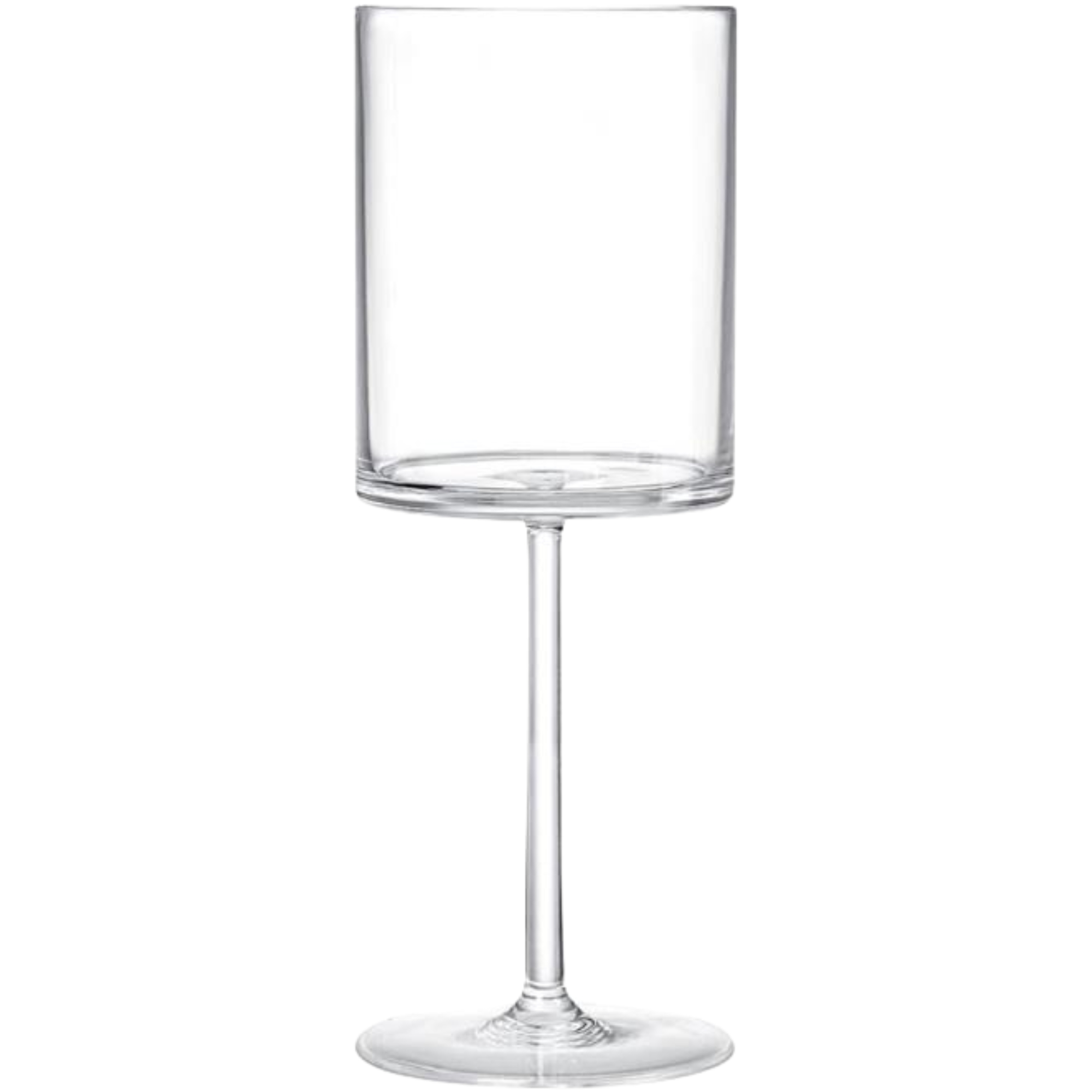 Clear Acrylic Square Wine Glass 300ml