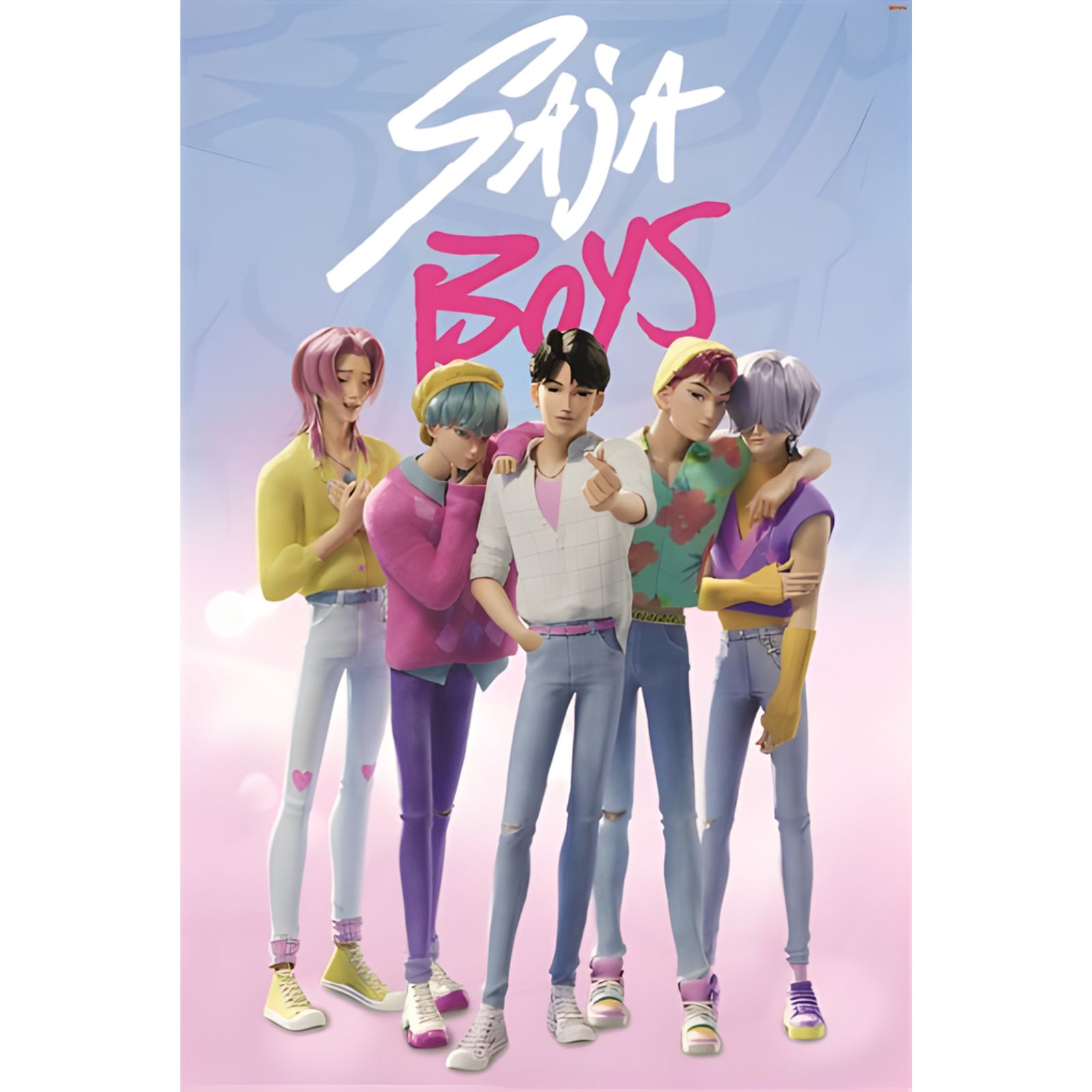 K-Pop Demon Hunters Saja Boys Poster