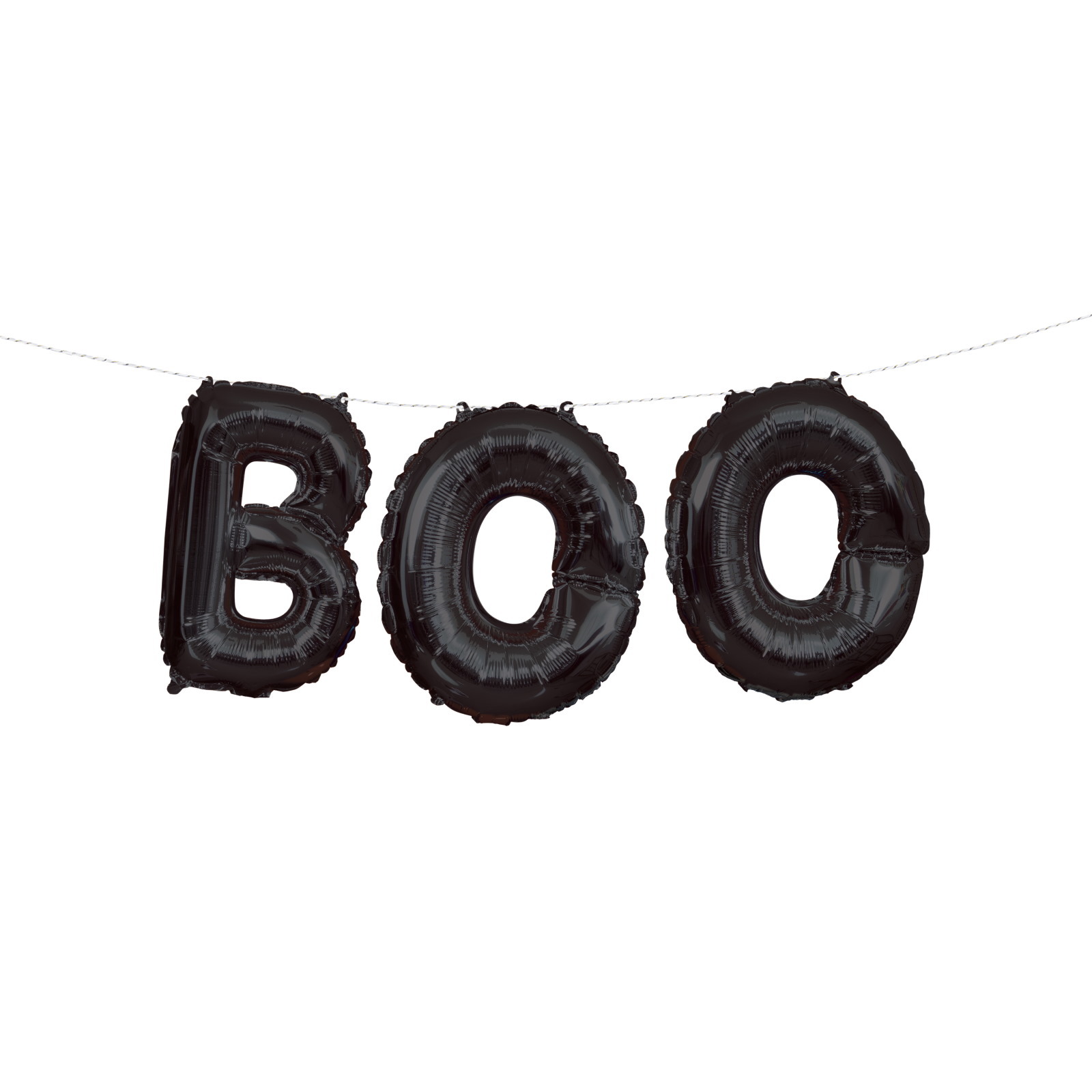 Boo Foil Letter Balloon Banner (Air Fill) 
