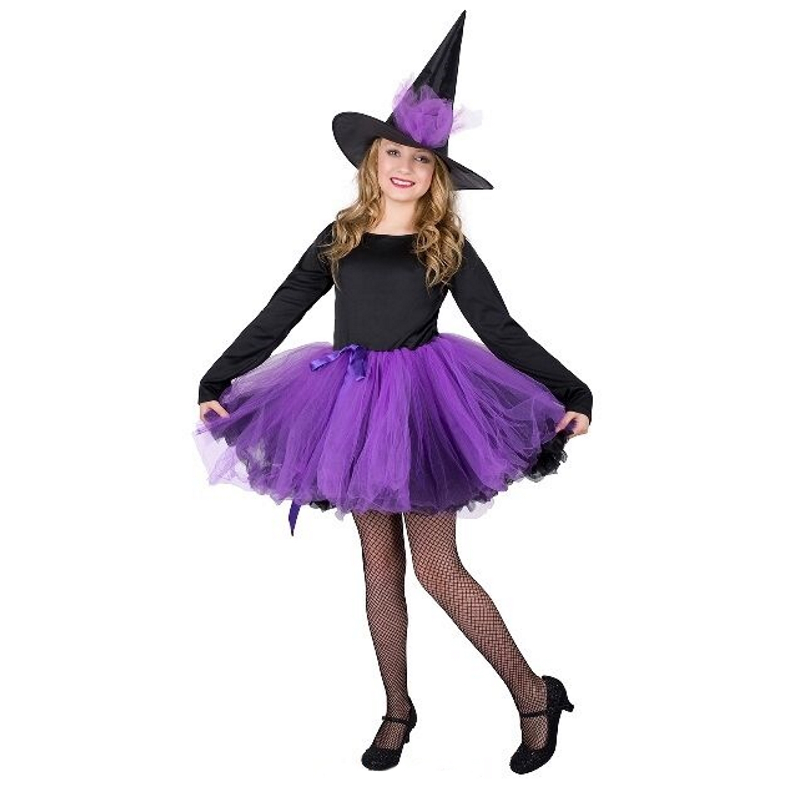 Tutu Witch Girl Childs Costume Medium