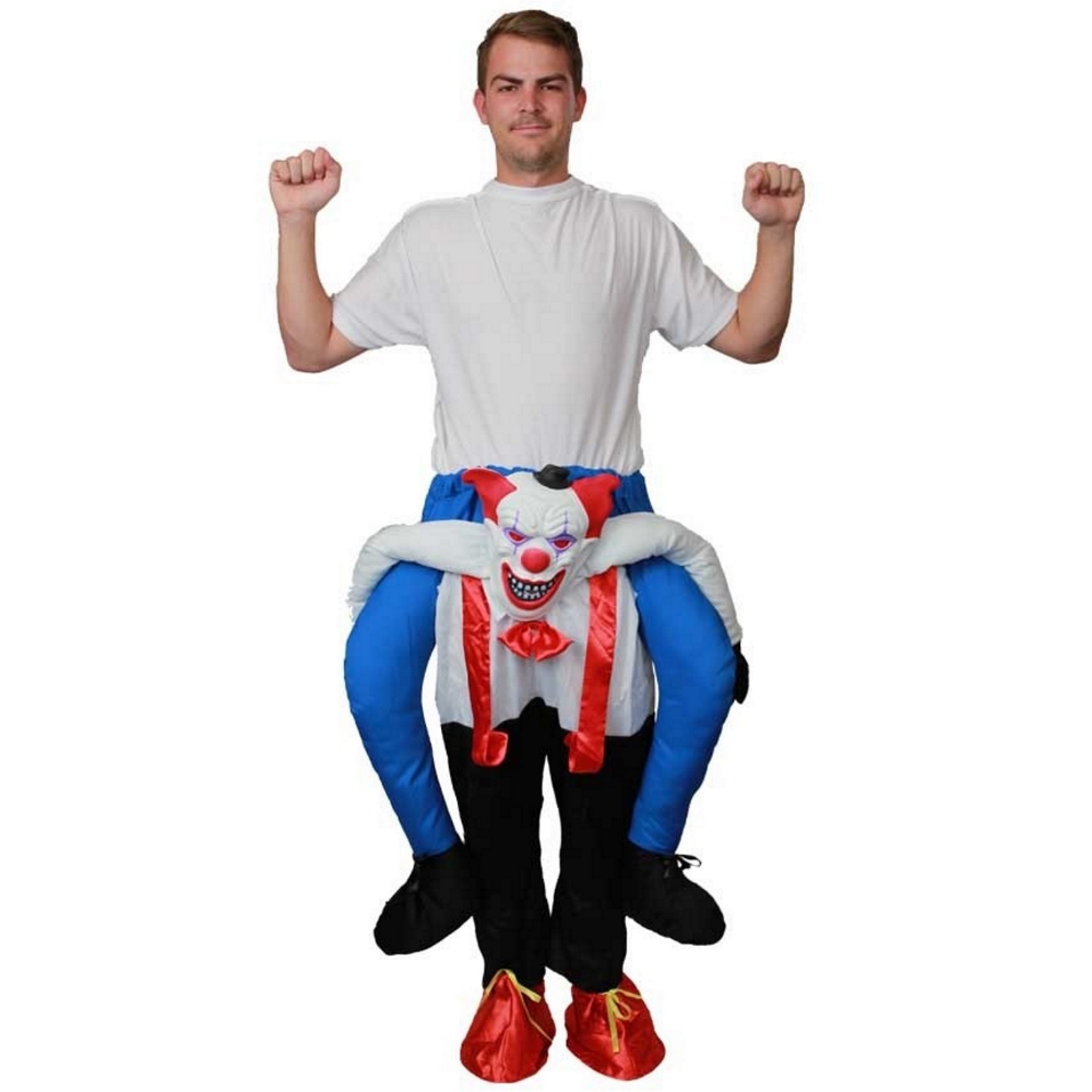 Adult Carry Me Crazy Clown Costume