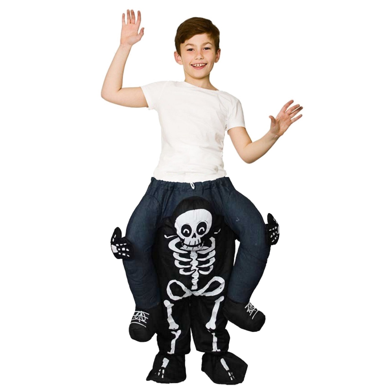 Kids Carry Me Skeleton Costume