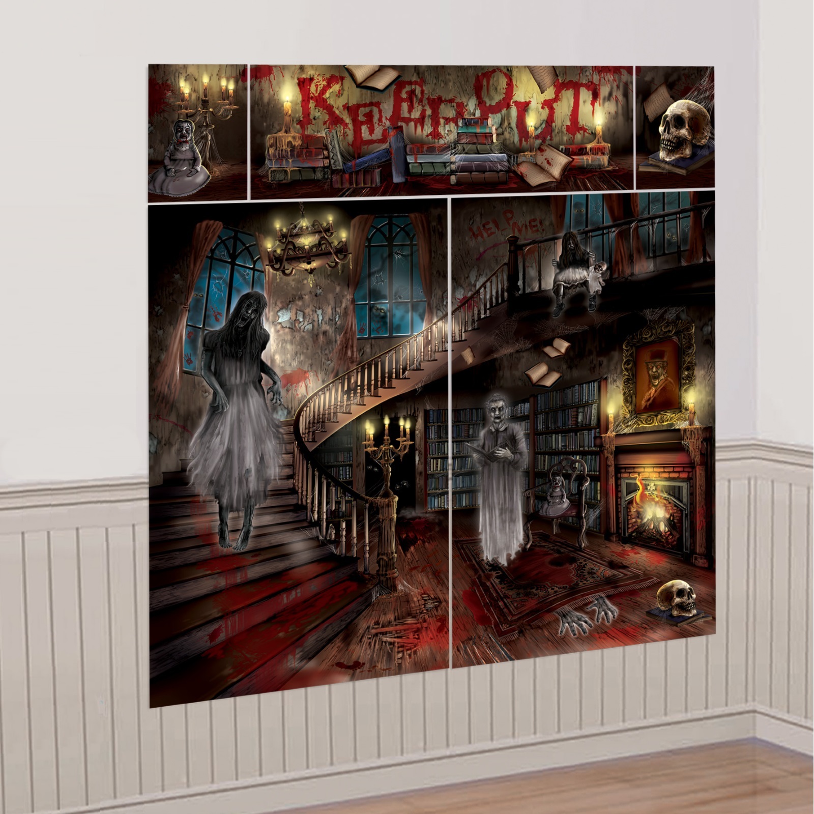 Haunted Mansion Wall Decorating Kit