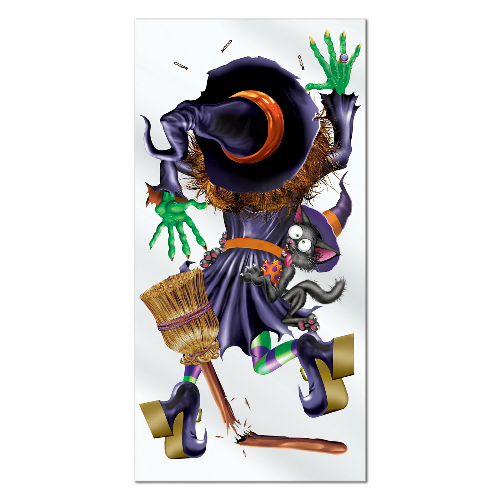 Crashing Witch Door Cover Poster