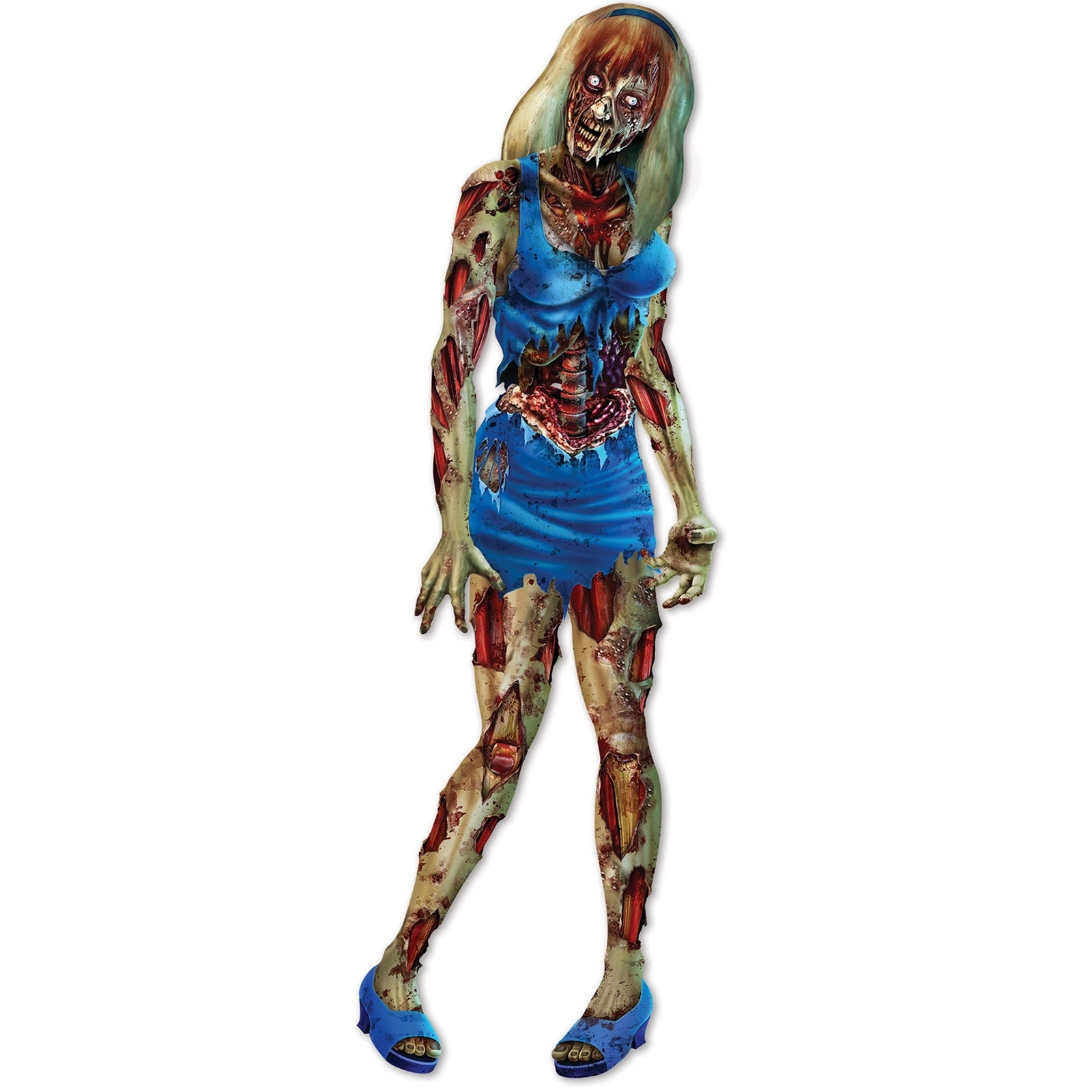 Life Size Jointed Zombie Girl 