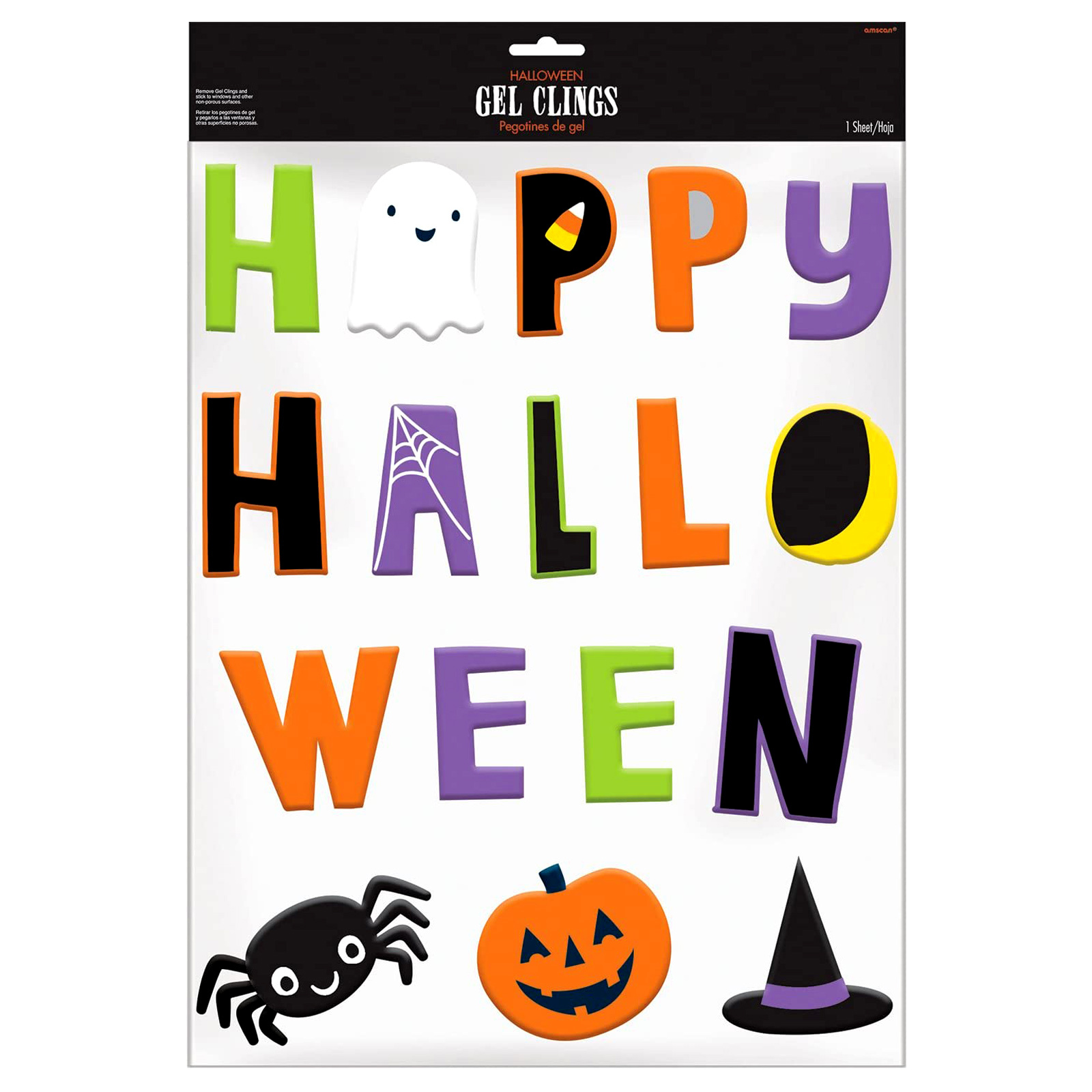 Halloween Friends Window Cling Decorations