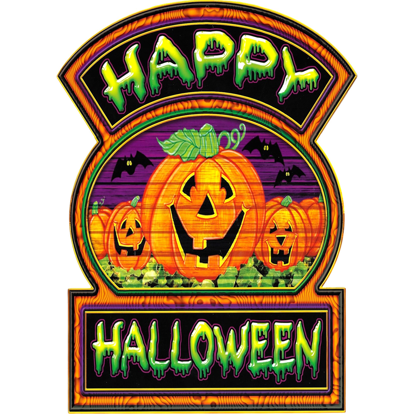 Happy Halloween Cutout Wall Decoration