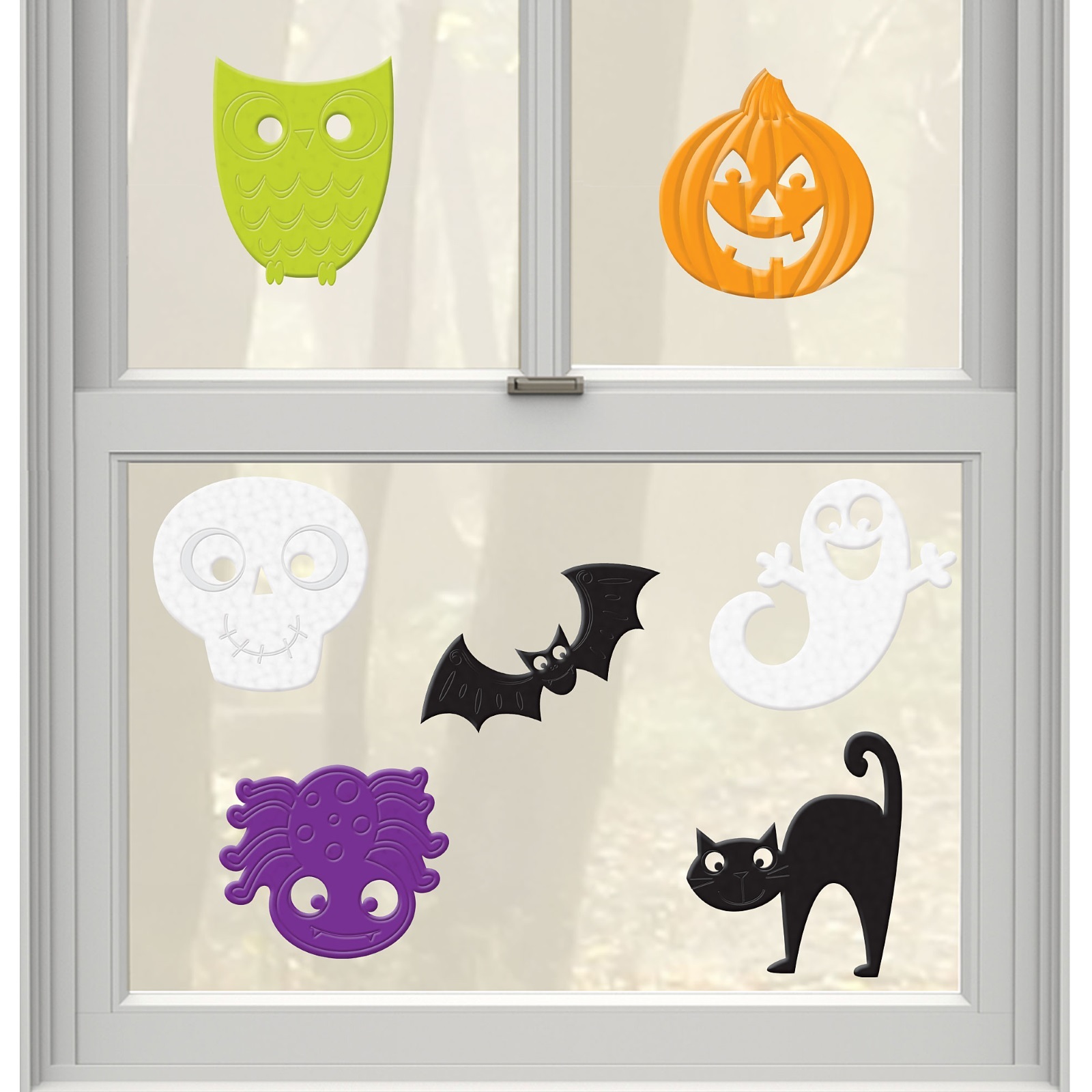 Halloween Window Clings (Pack of 7)