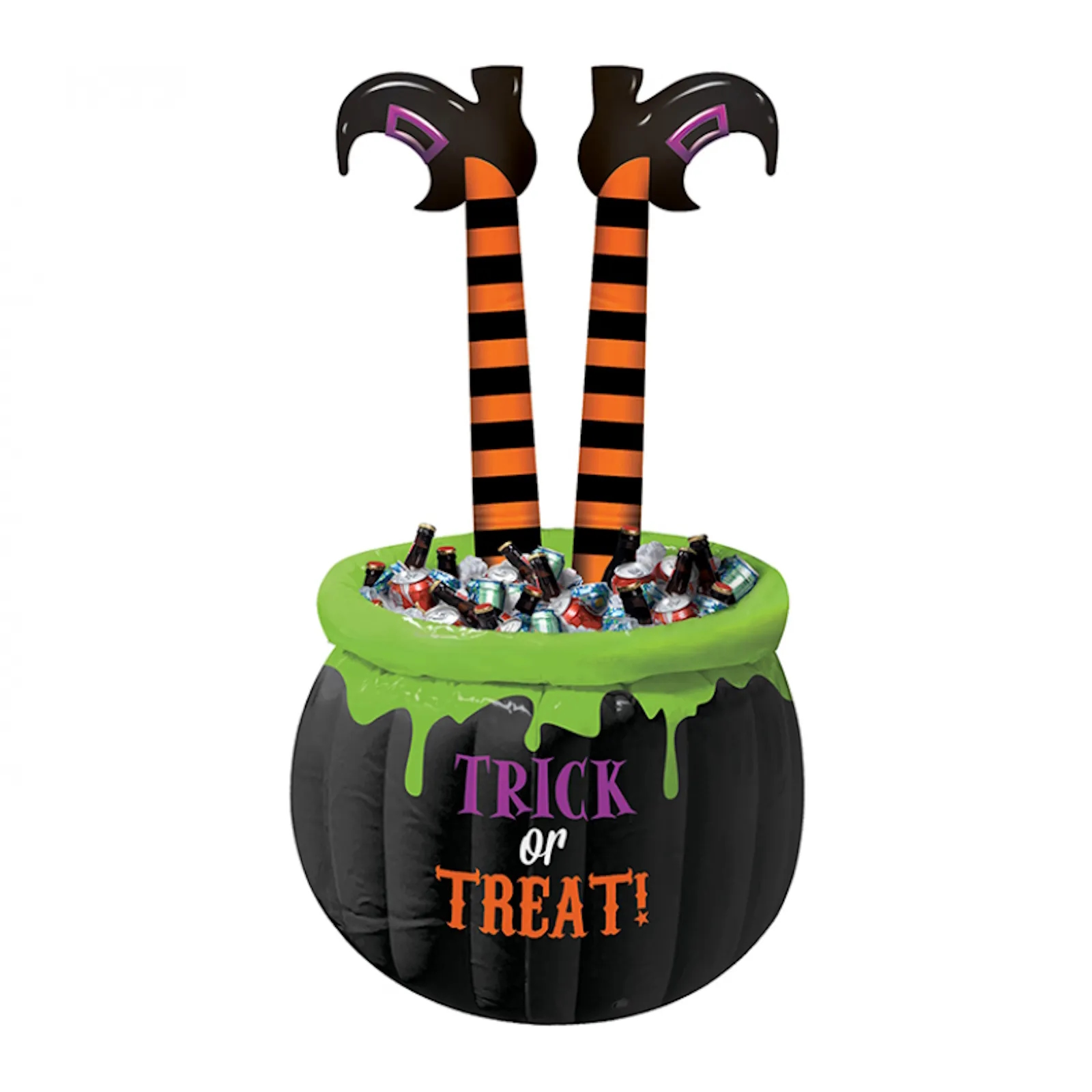 Inflatable Witch Legs Drinks Cooler