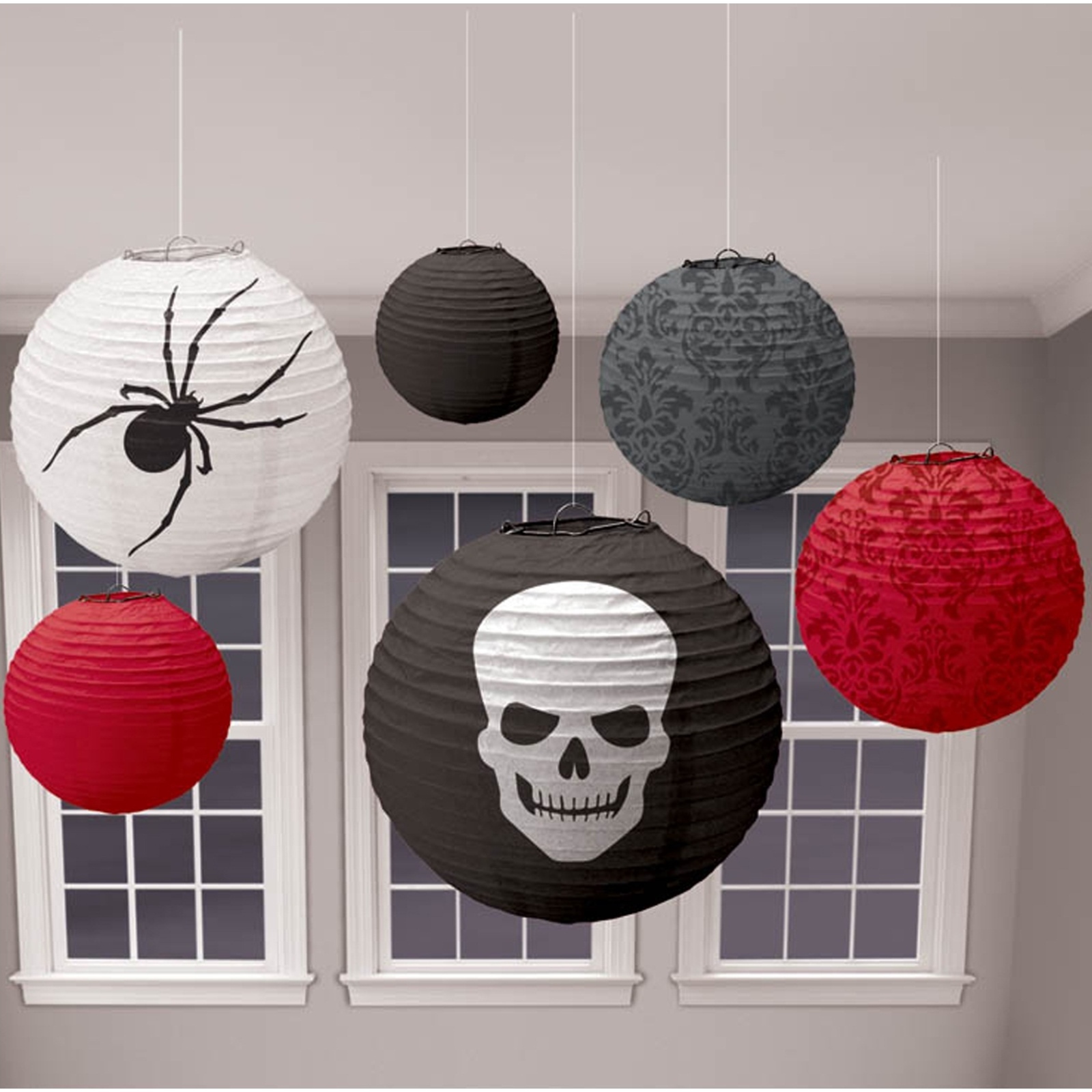 Halloween Paper Lanterns (Pack of 6)