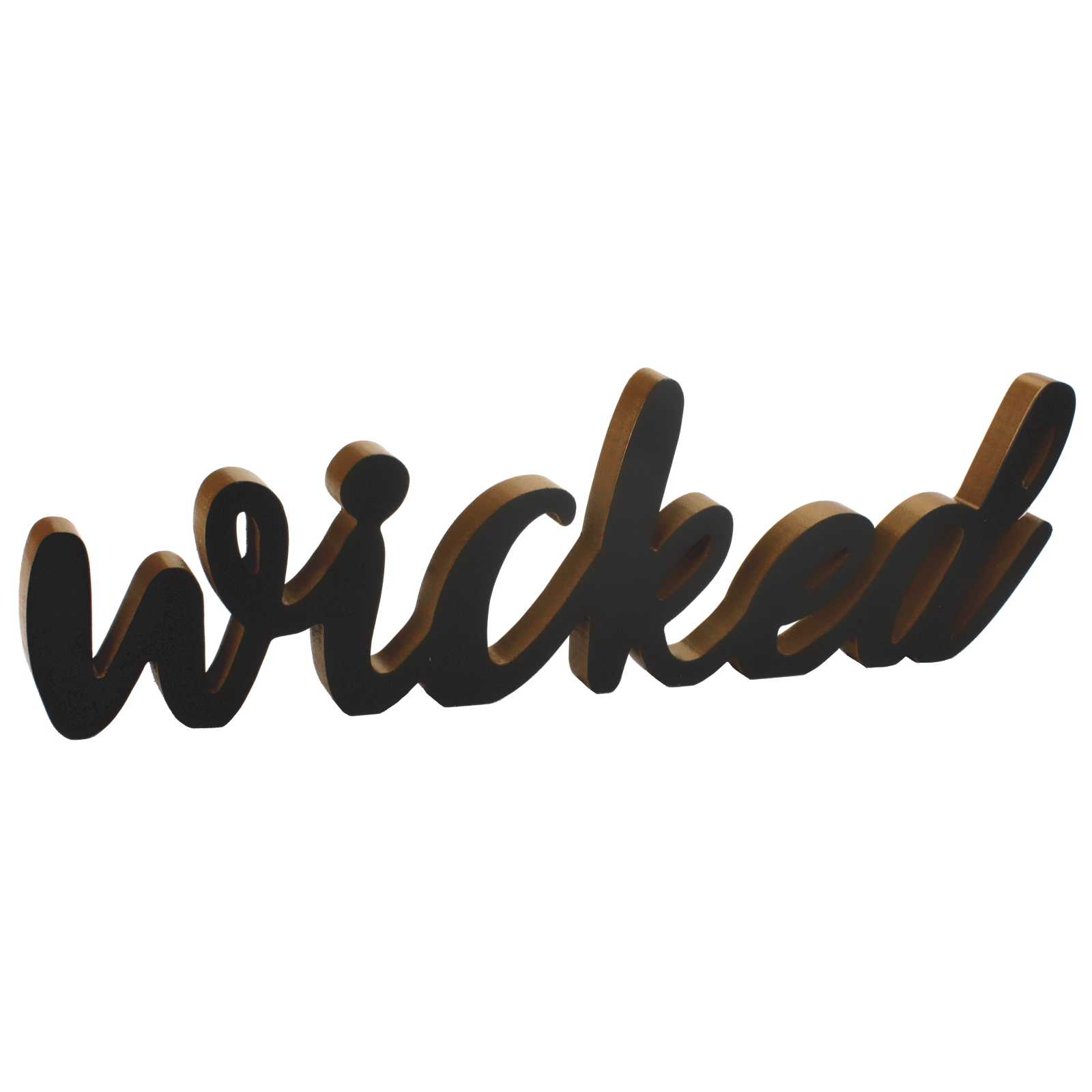 Wicked Wooden Standing Sign