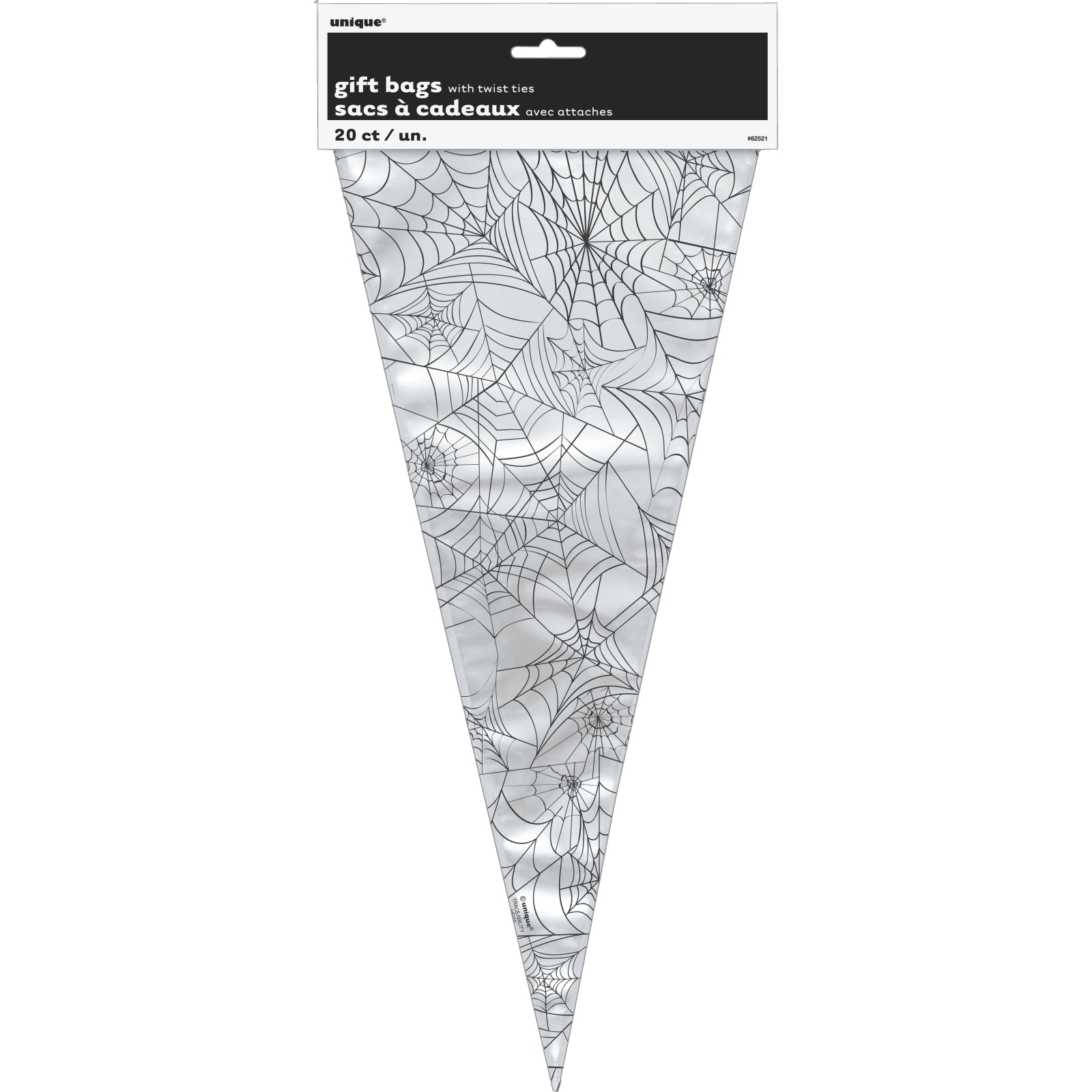 Spider Web Cello Treat Bags (Pack of 20)