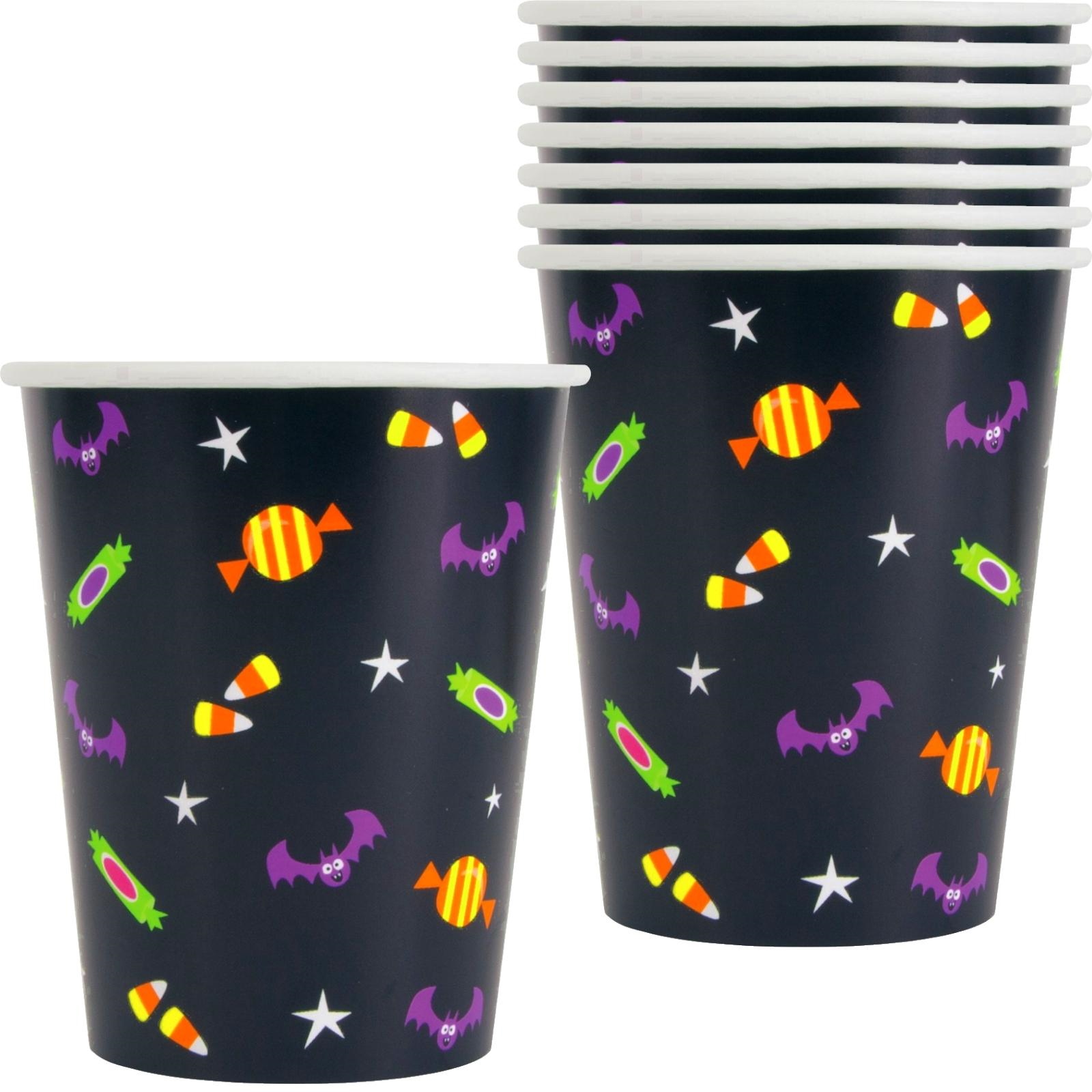 Cat & Pumpkin Paper Cups (Pack of 8)