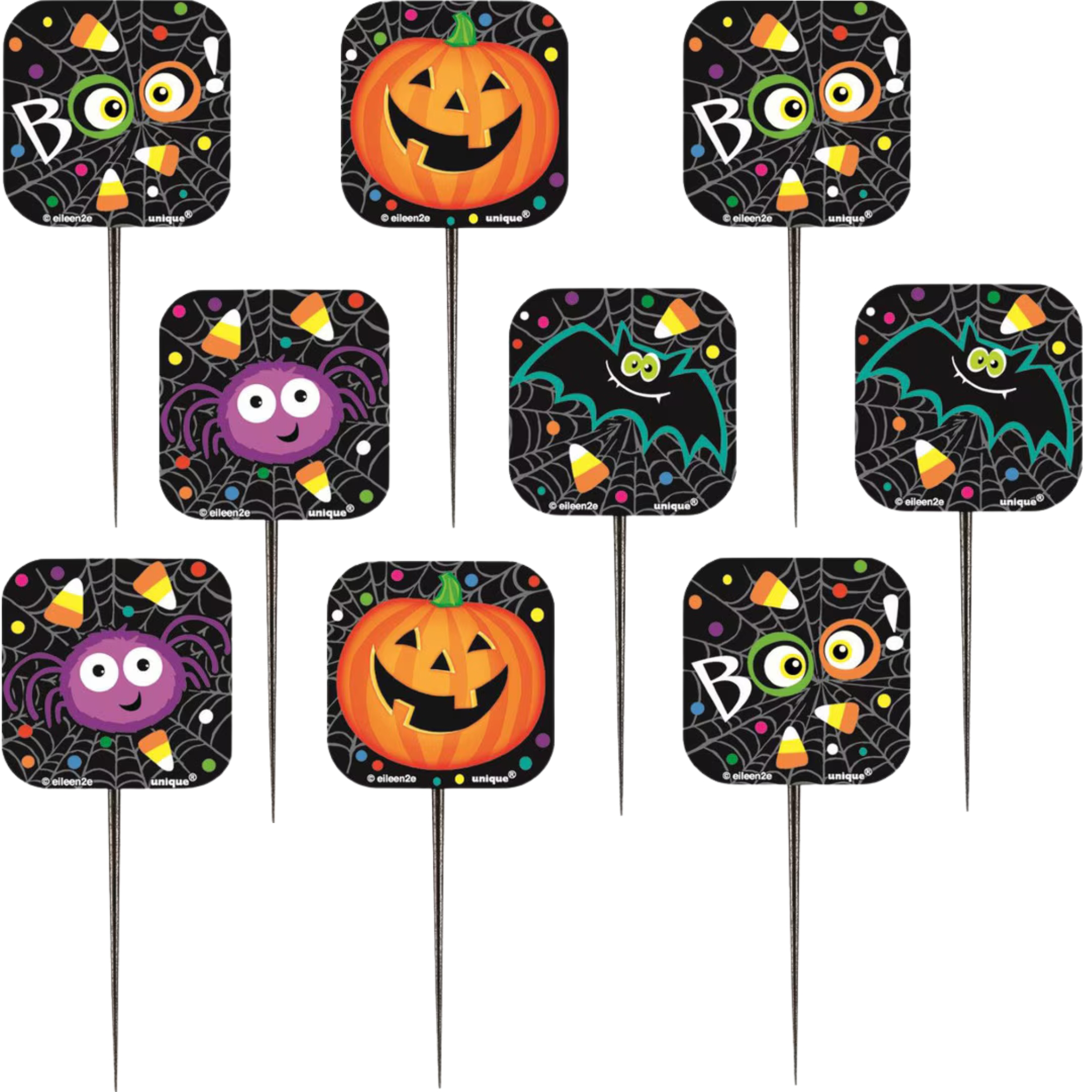 Halloween Food Picks (Pack of 8)