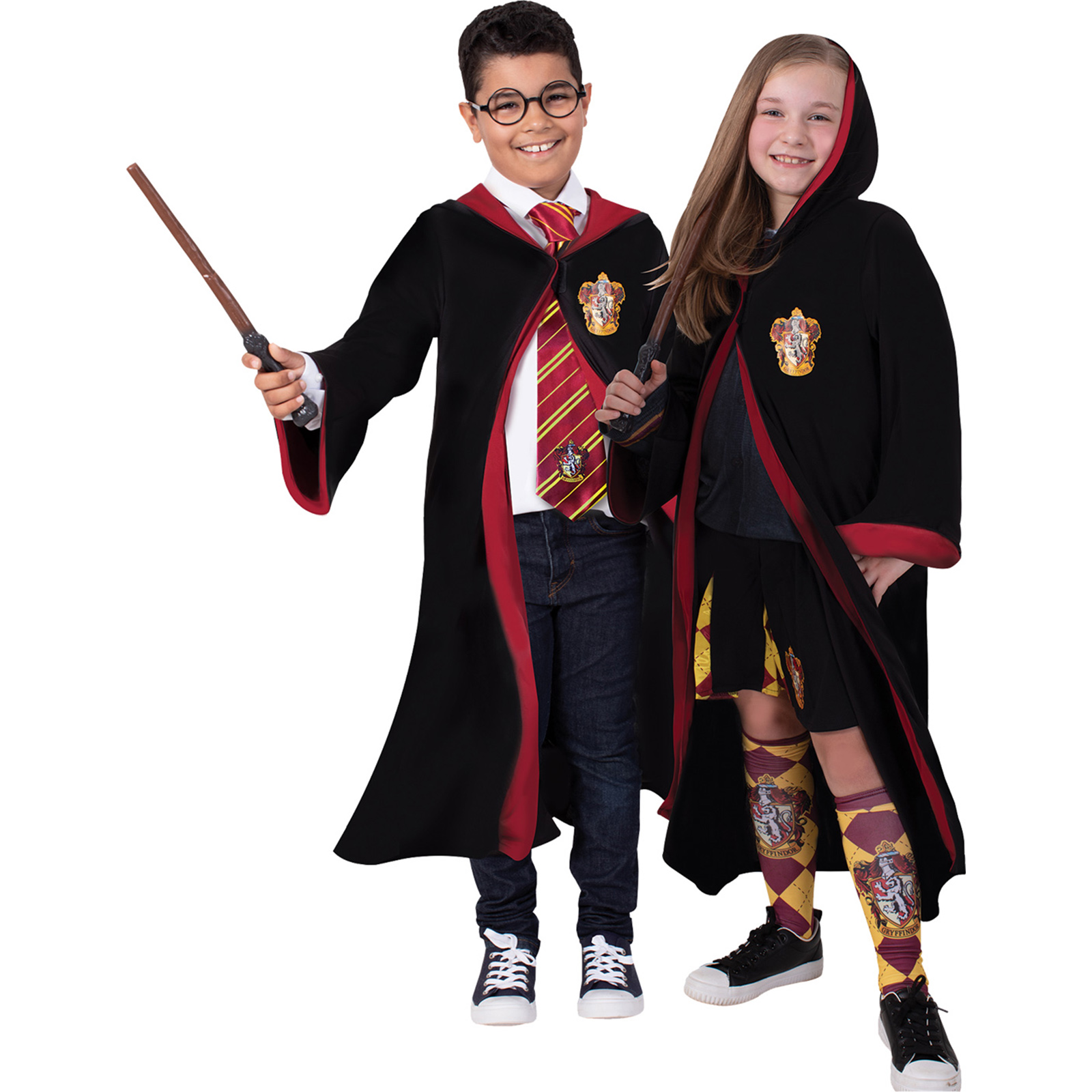 Harry Potter Gryffindor Hooded Robe Kids Costume (6-8 Years)
