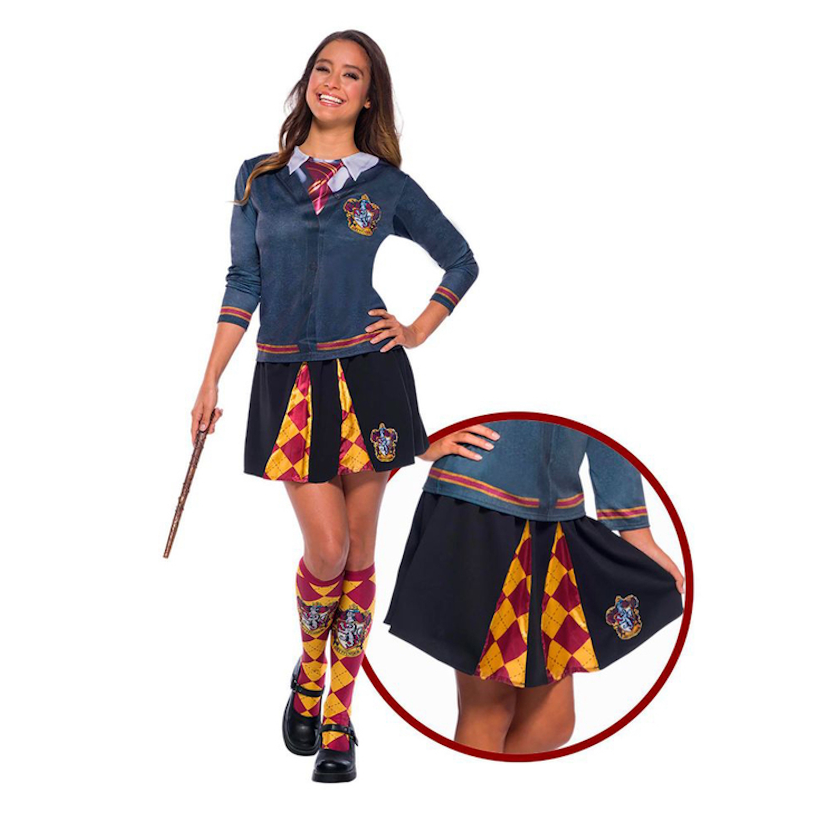 Harry Potter Gryffindor Skirt Teen Costume Accessory