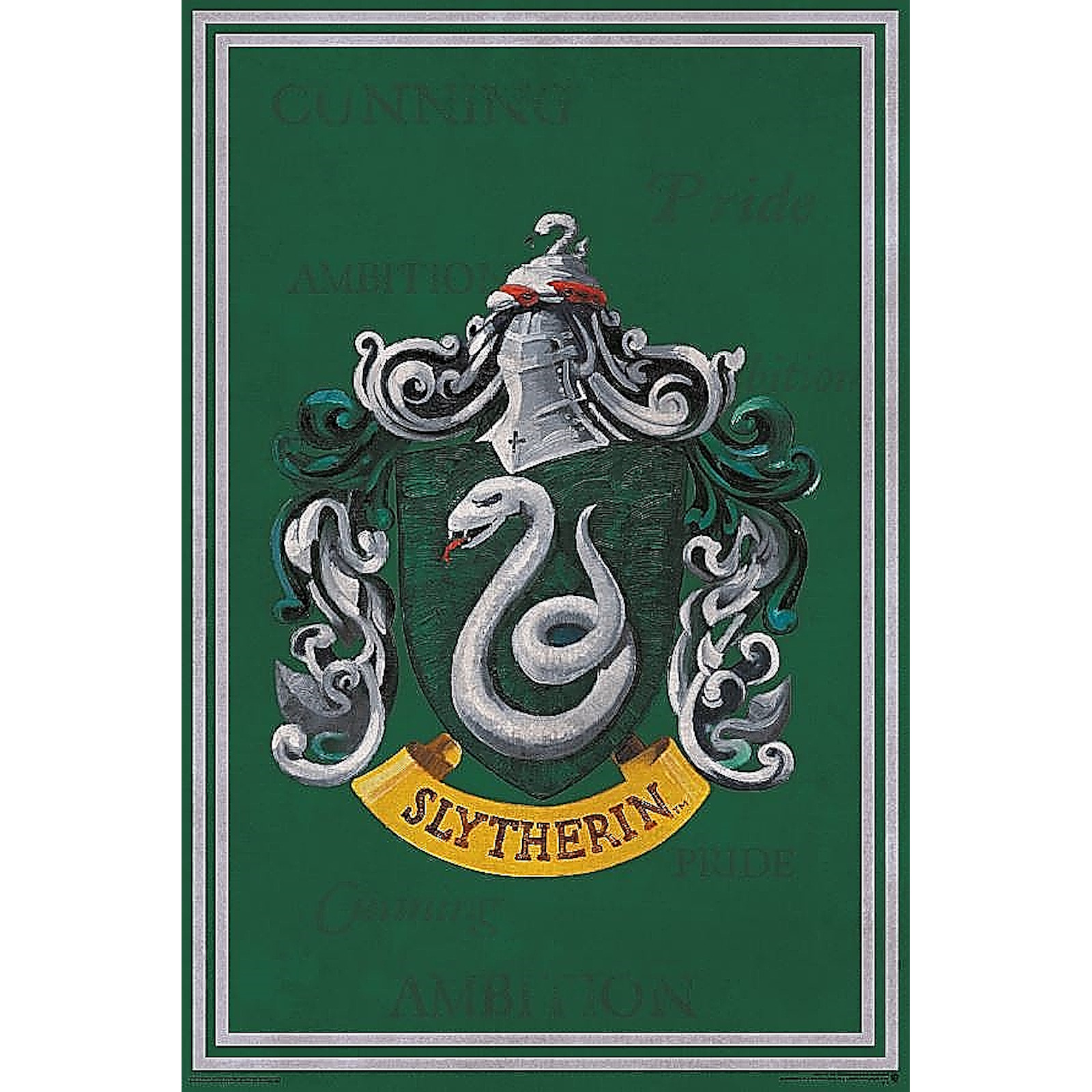 Harry Potter Slytherin Crest Poster 
