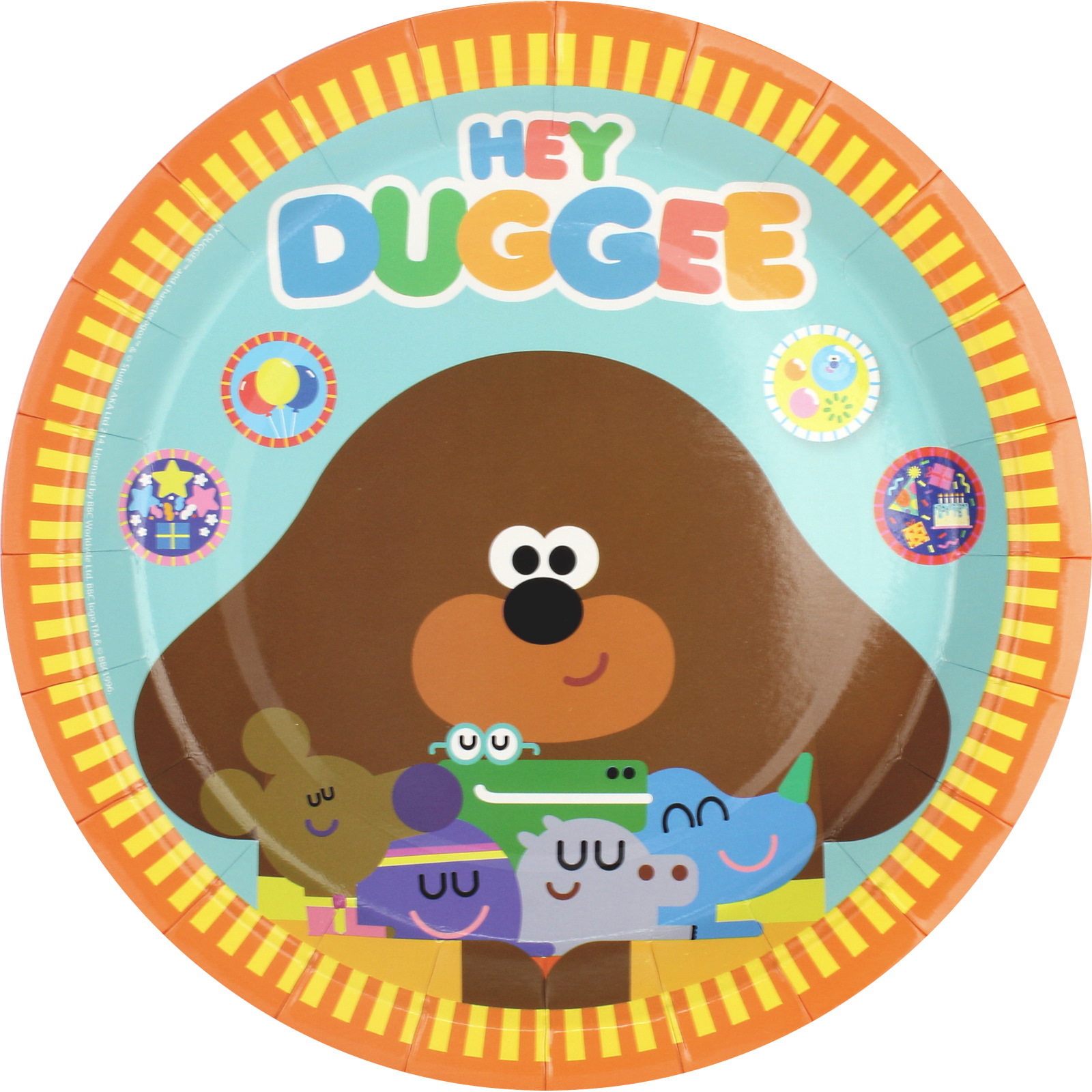 Hey Duggee Large Paper Plates (Pack of 8)