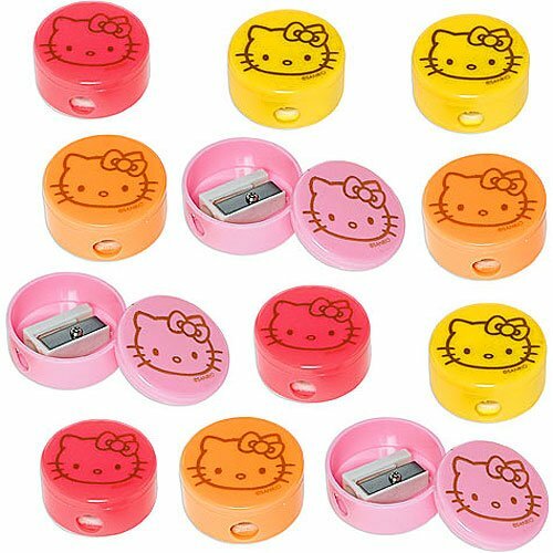 Hello Kitty Pencil Sharpeners (Pack of 12)