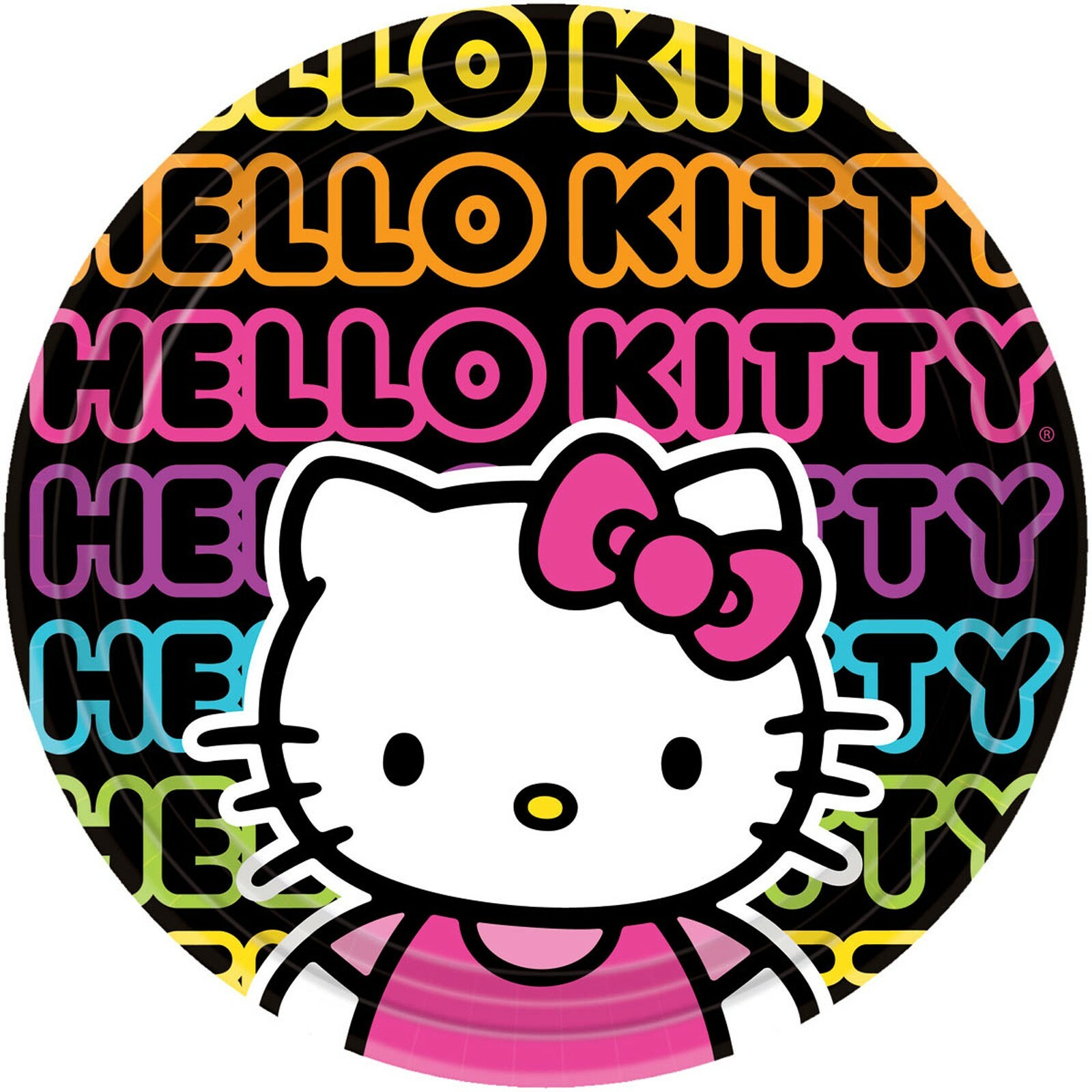 Hello Kitty Tween Large Paper Plates (Pack of 8)
