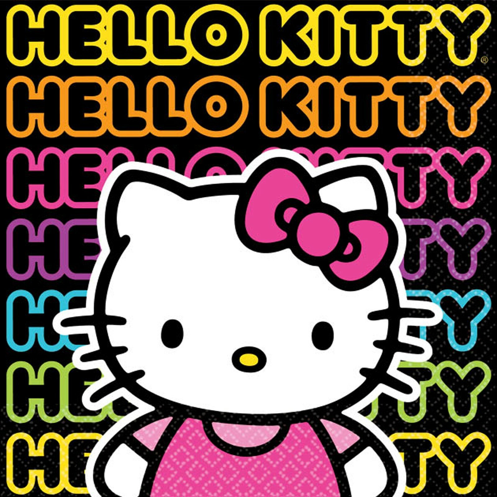 Hello Kitty Tween Small Napkins / Serviettes (Pack of 16)