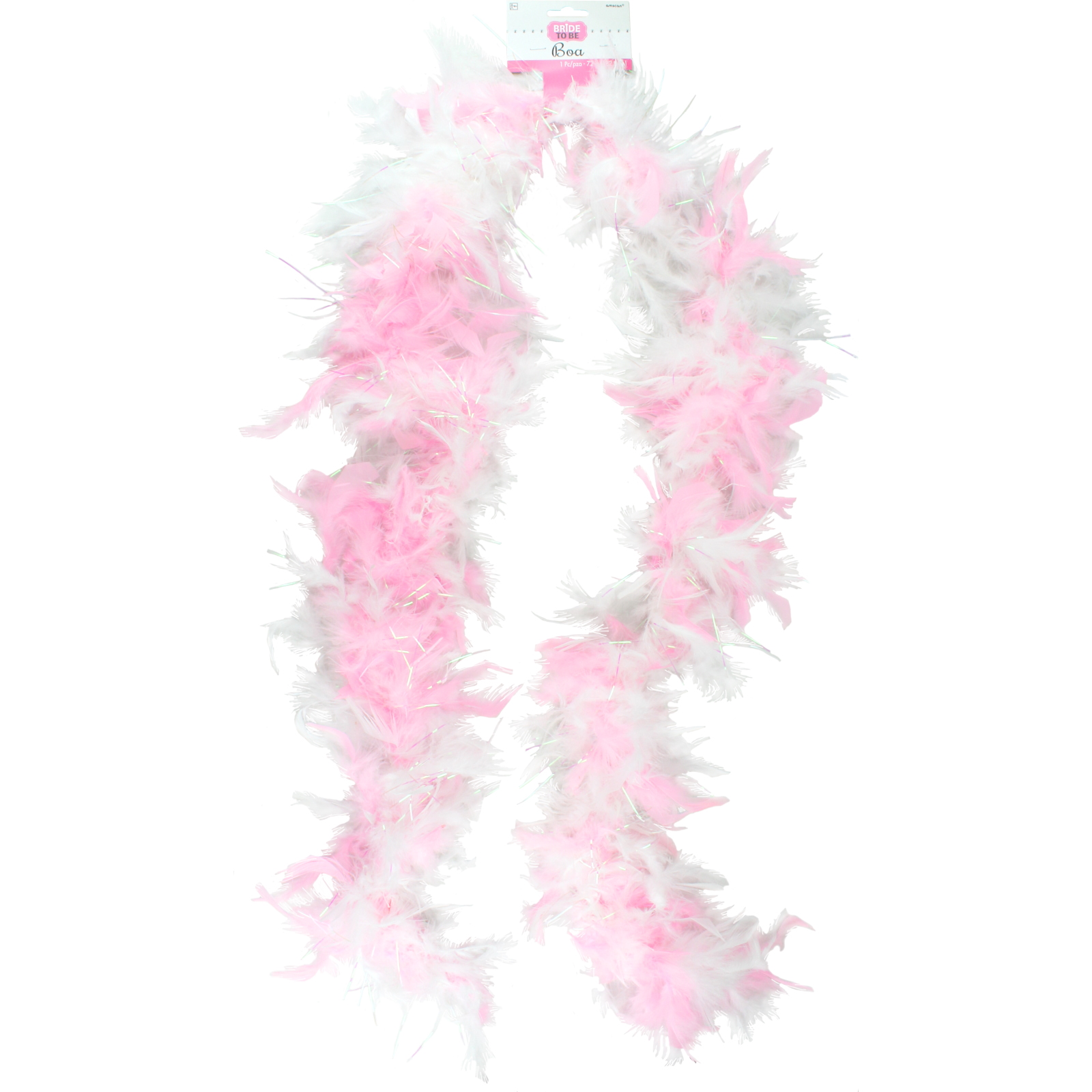 Light Pink & White Feather Boa