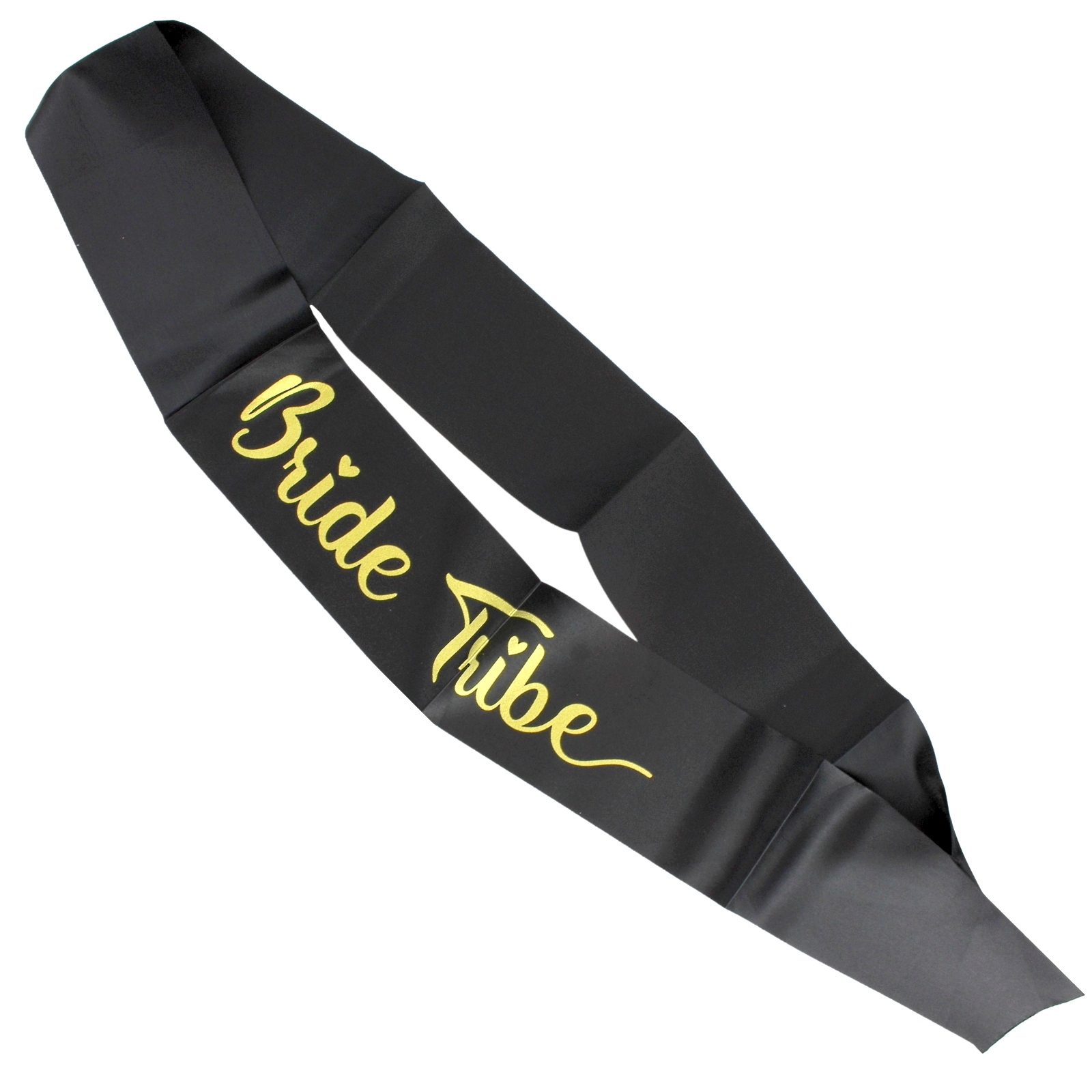 Bride Tribe Black Sash