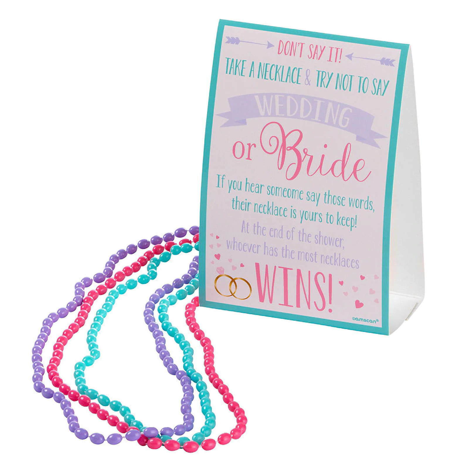 Bridal Shower Don't Say Wedding Game