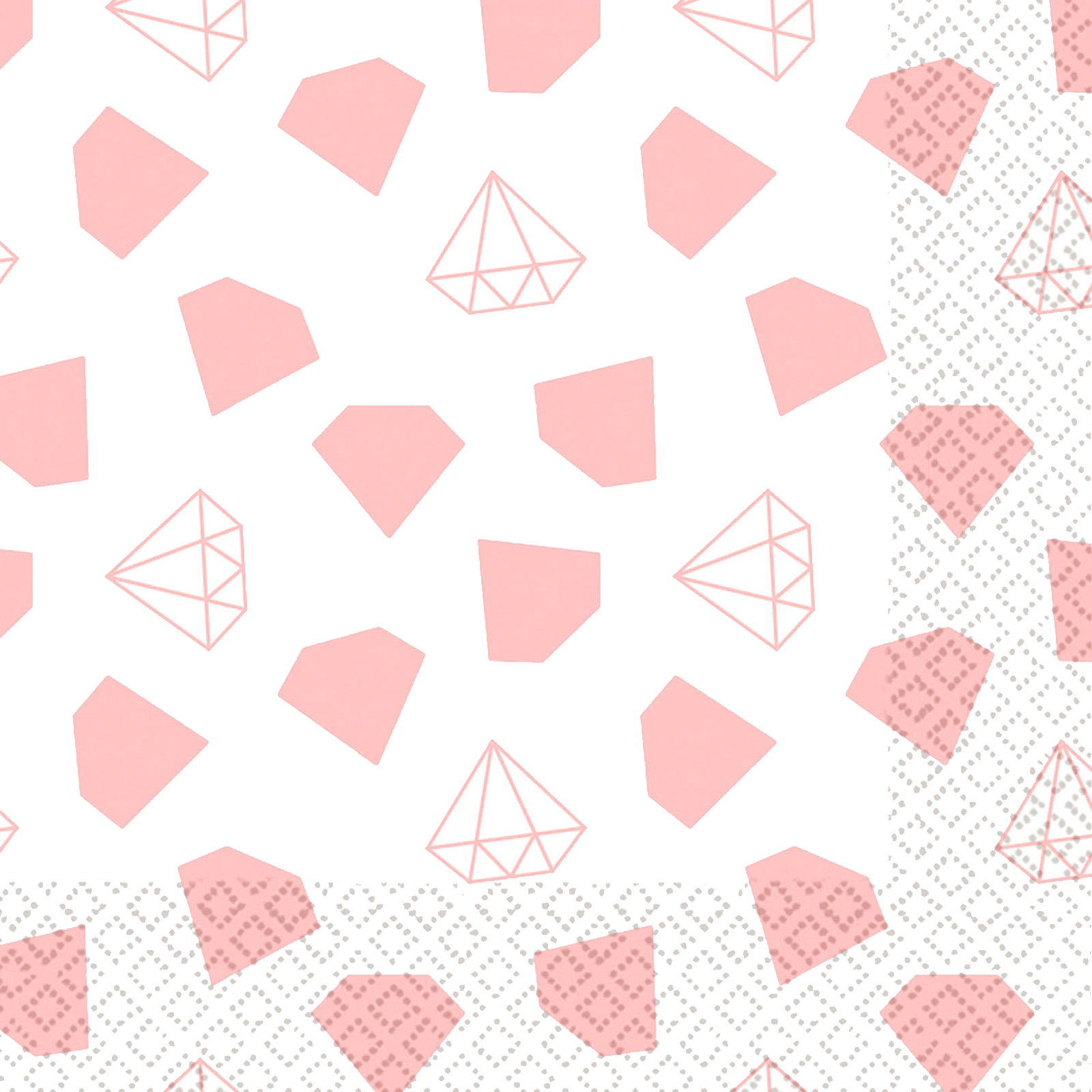 Team Bride Large Napkins / Serviettes (Pack of 16) 