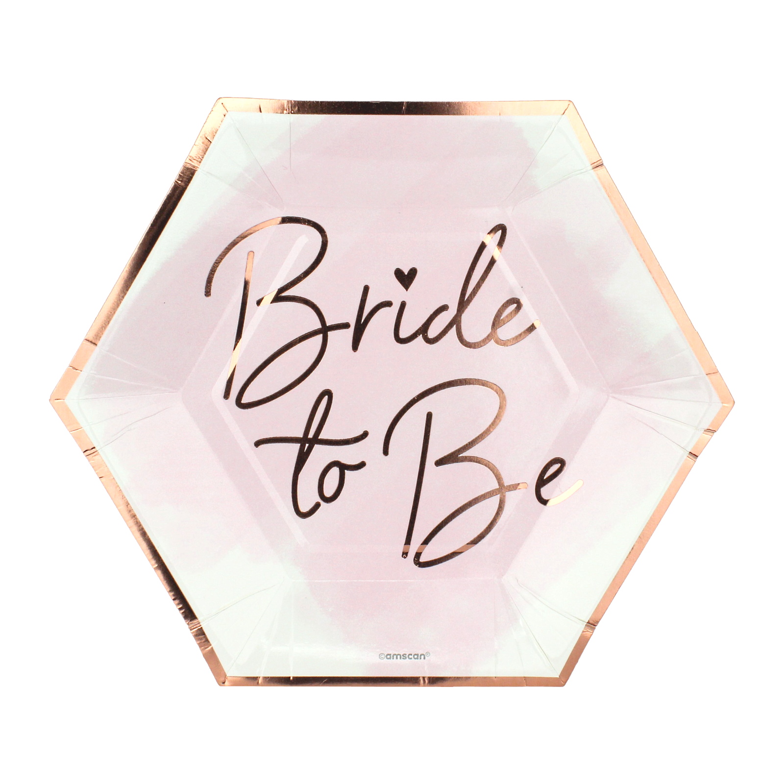 Team Bride to Be Hexagonal Paper Plates (Pack of 8)