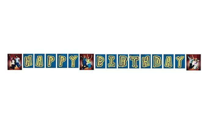 High School Musical Happy Birthday Banner
