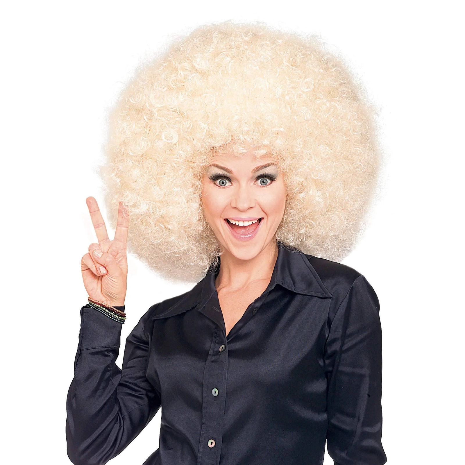 Super Afro Blonde Unisex Adult Wig