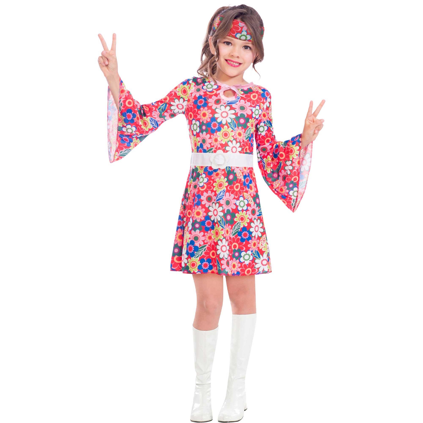 Miss 60's Hippie Girls Costume