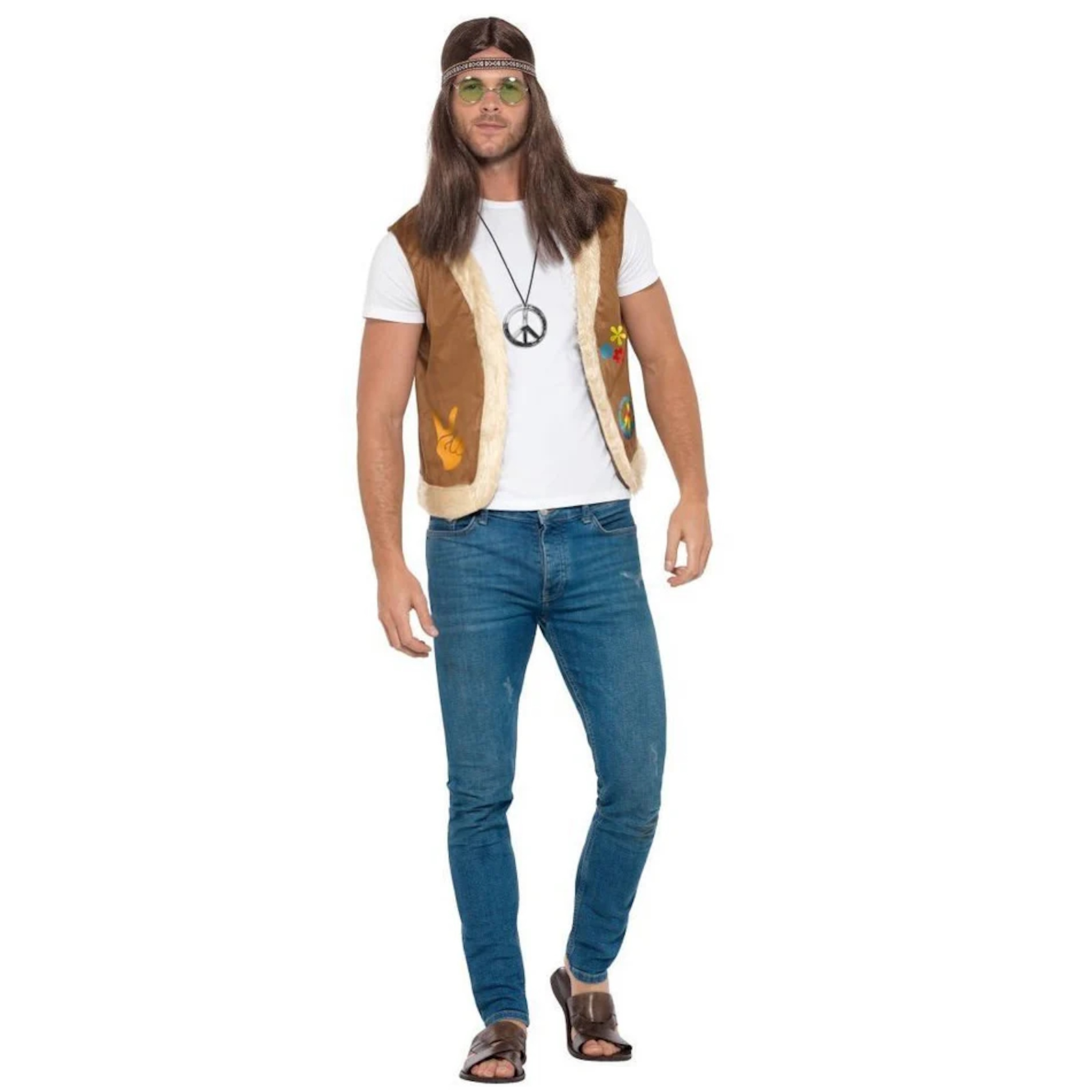 1960's Hippie Waistcoat Costume 