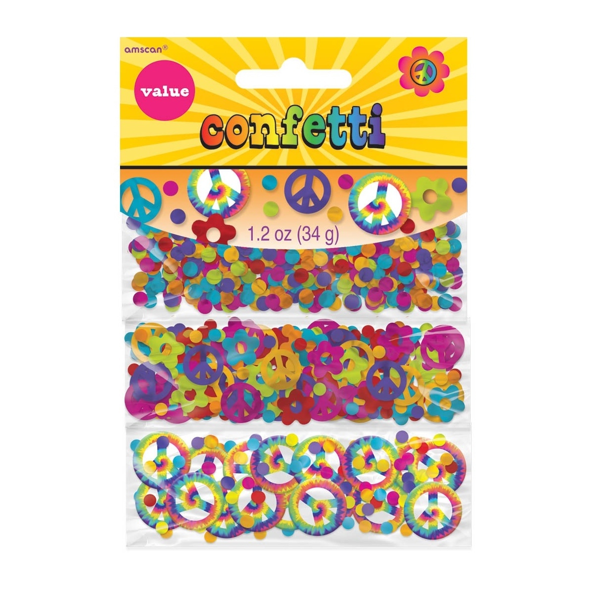 Feeling Groovy Confetti/Table Scatters