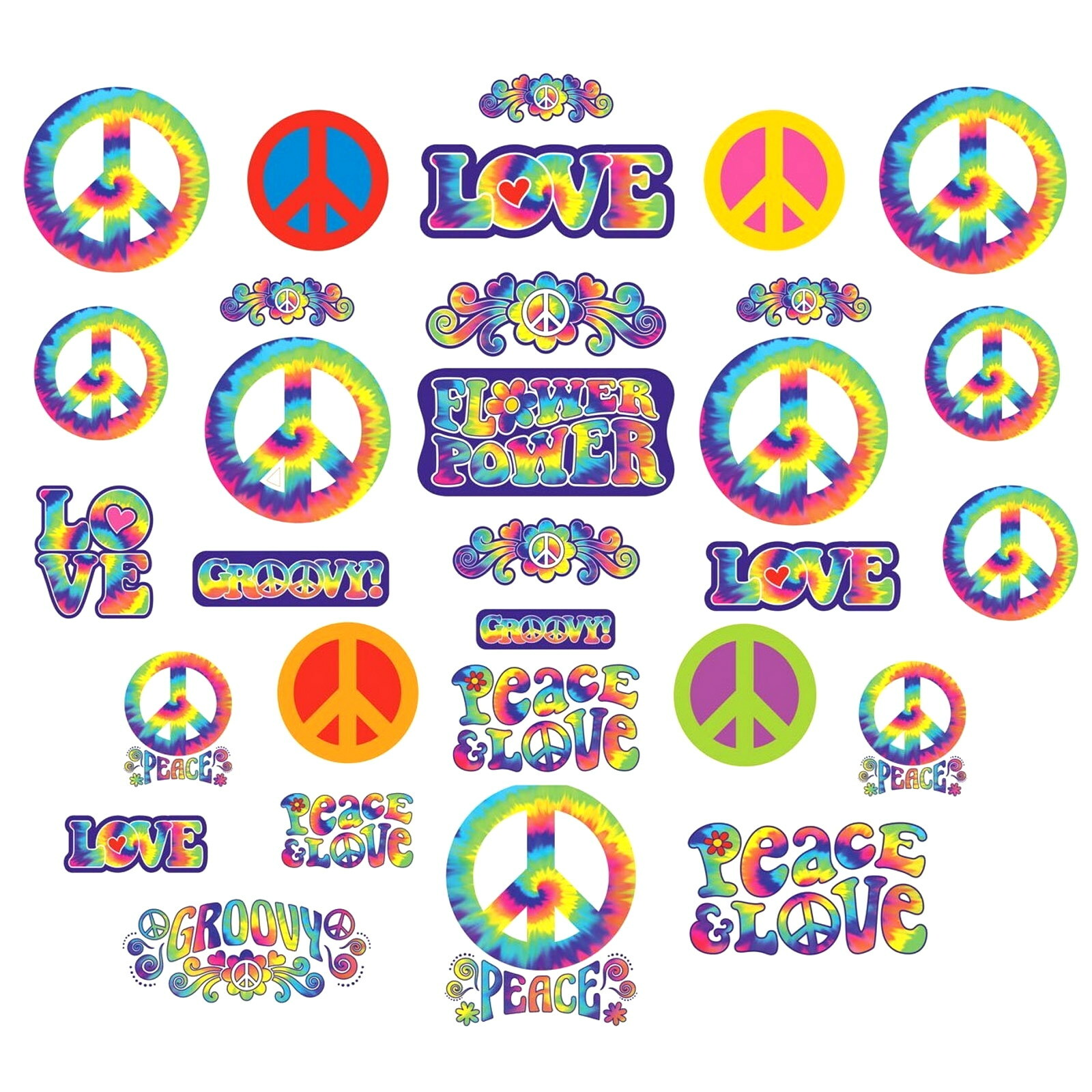 Feeling Groovy Cutout Decorations (Pack of 30)