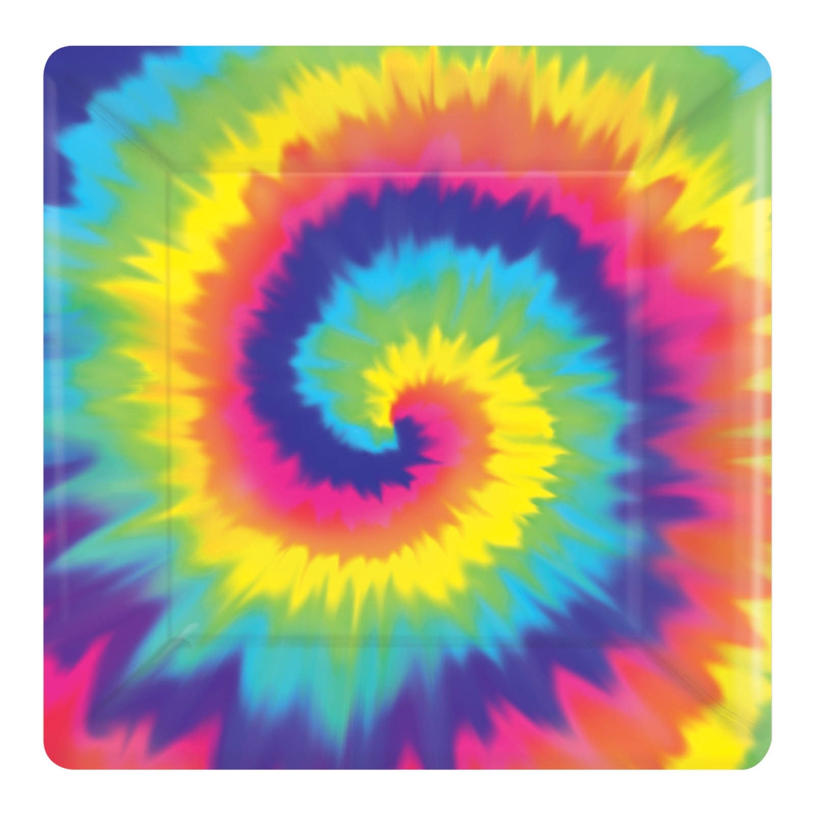 Feeling Groovy Small Paper Plates (Pack of 8)