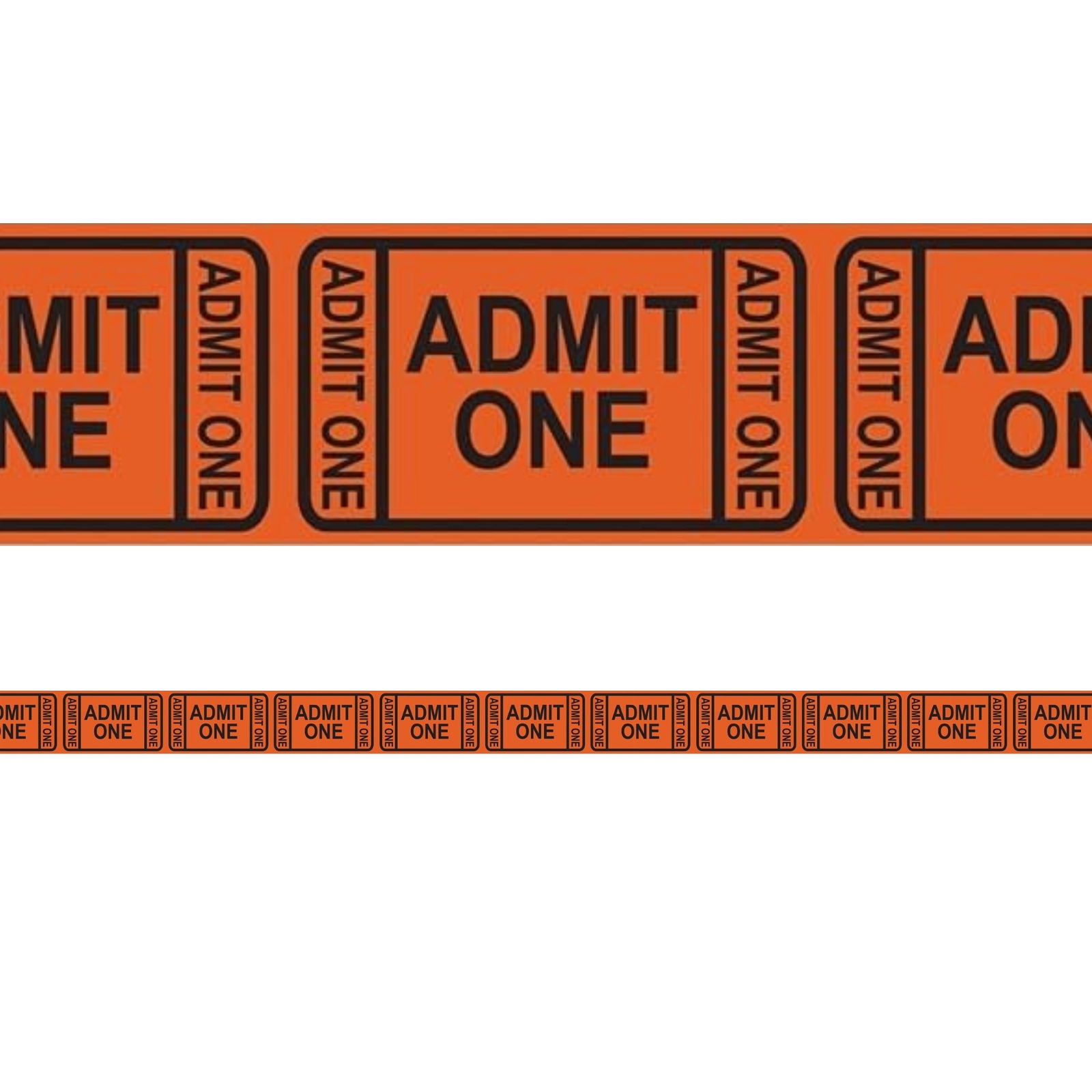 Admission Ticket Party Tape 