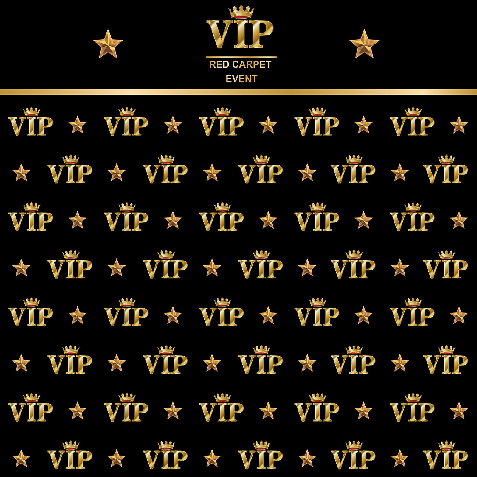 VIP Red Carpet Event Fabric Backdrop