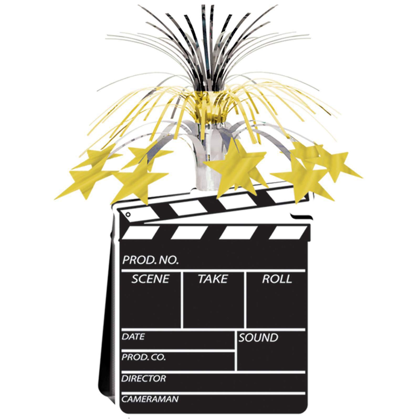 Movie Set Clapboard Centrepiece
