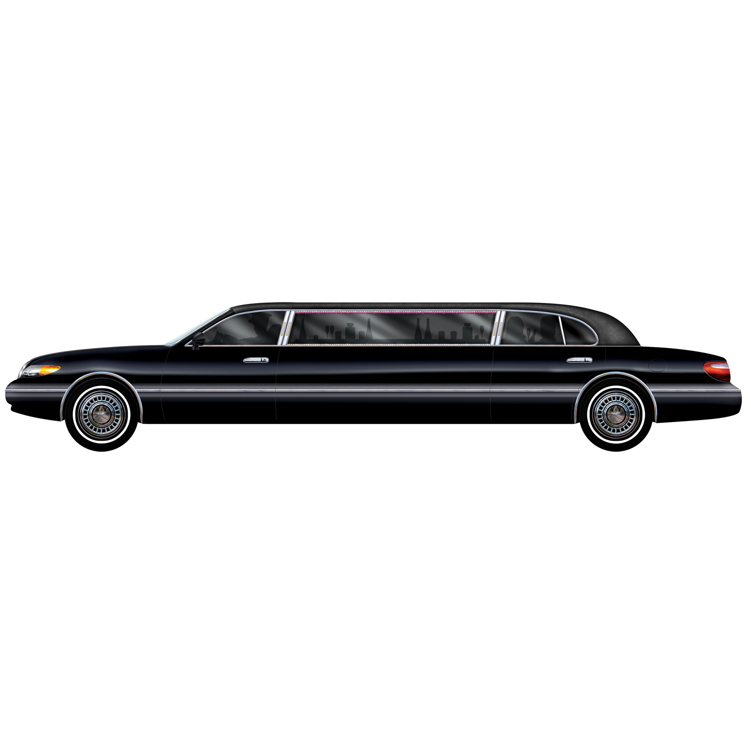 Limousine Cardboard Cutout
