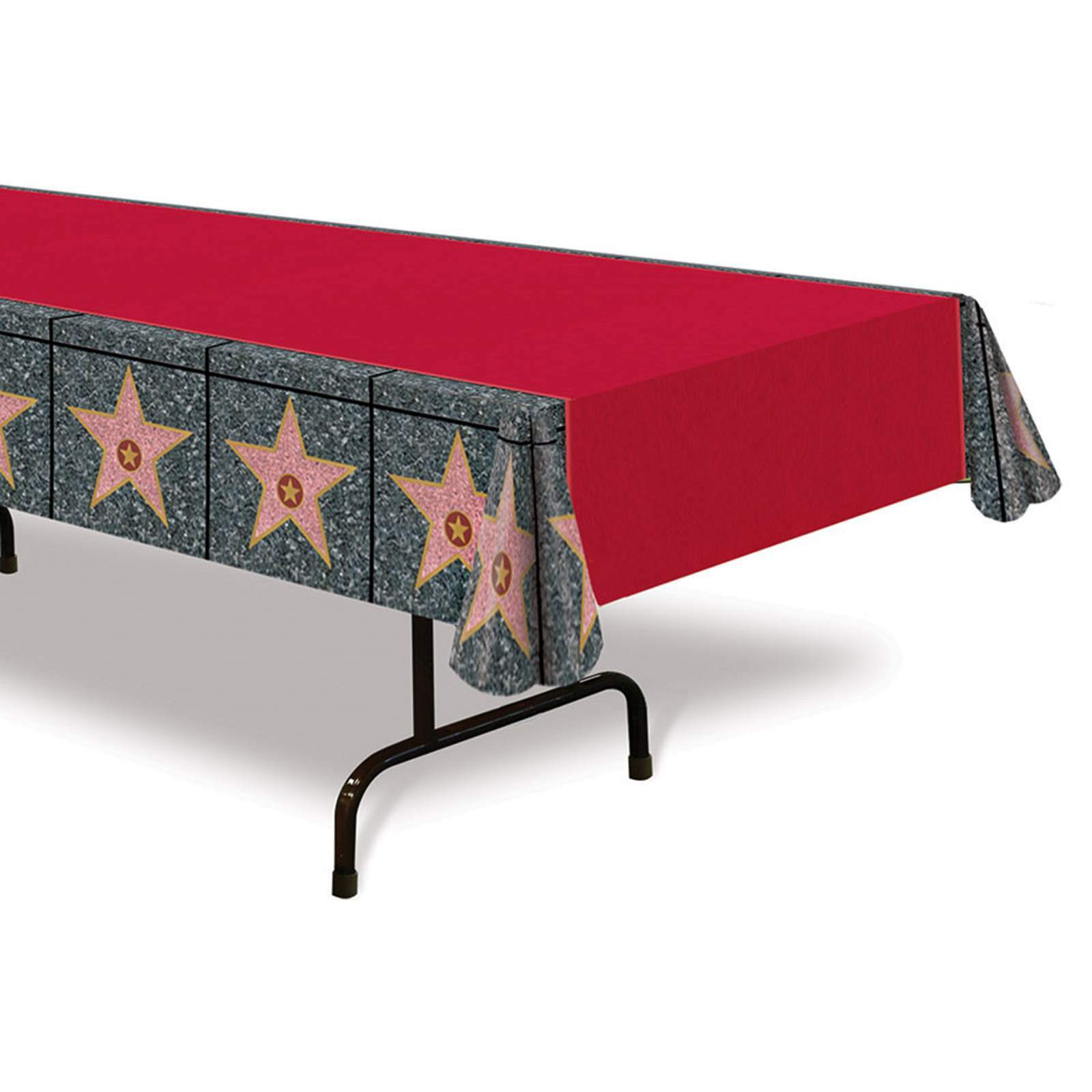 Walk of Fame Star Plastic Tablecloth