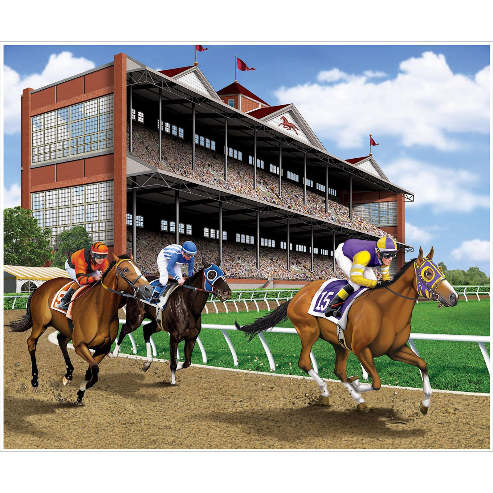 Horse Racing Insta View Wall Decoration