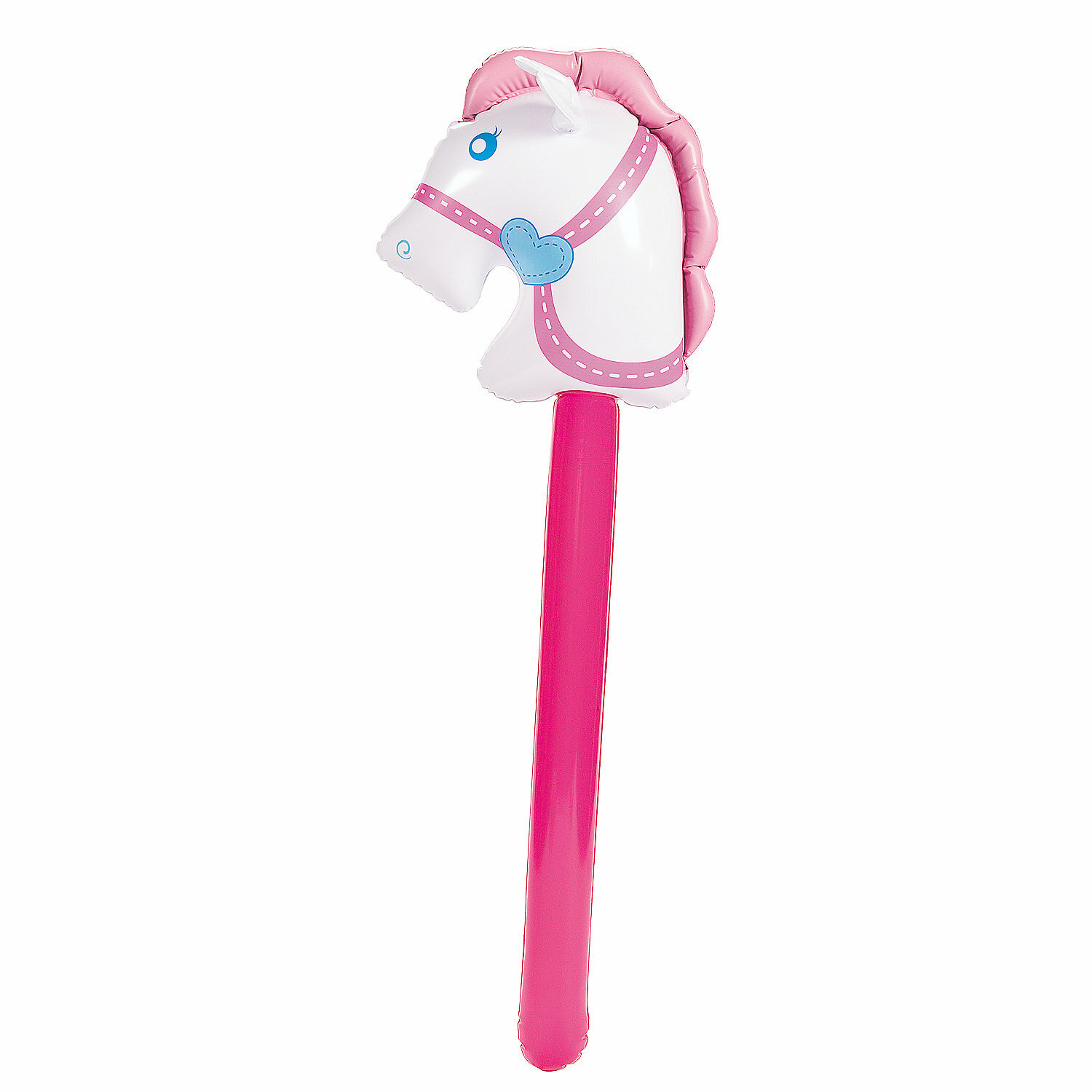 Inflatable Pink Hobby Horse