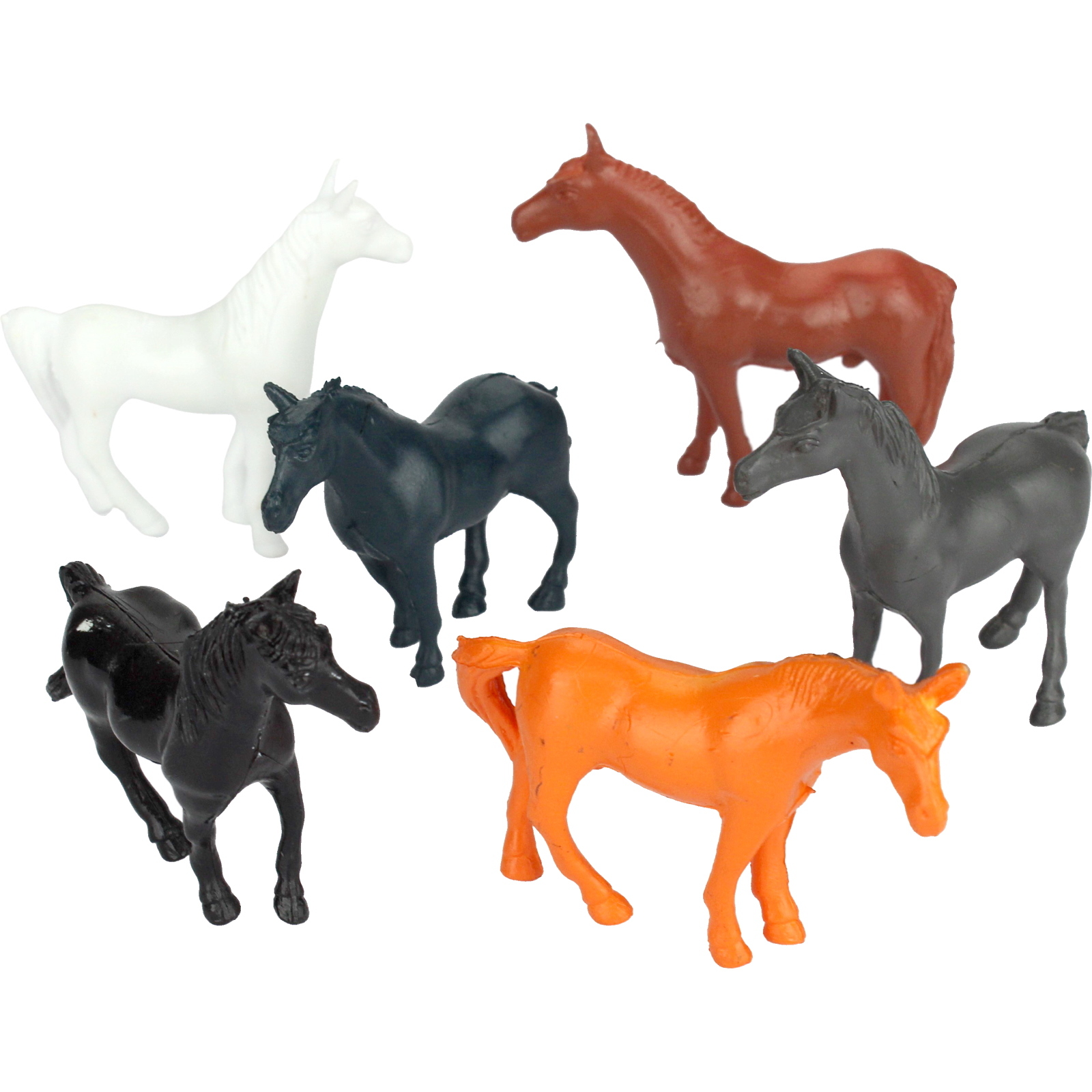Mini Plastic Horses (Pack of 24)