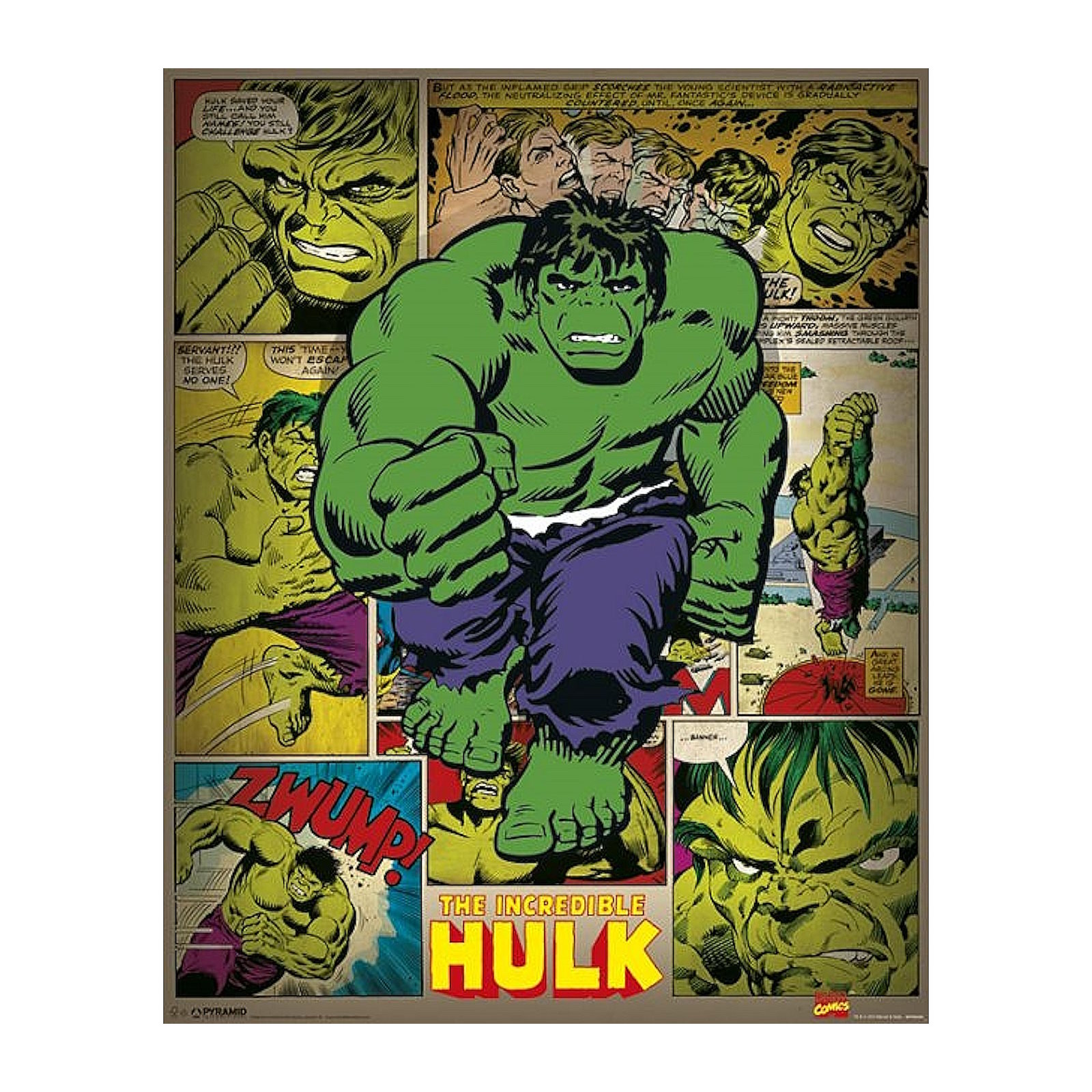 Marvel Comics Hulk Poster