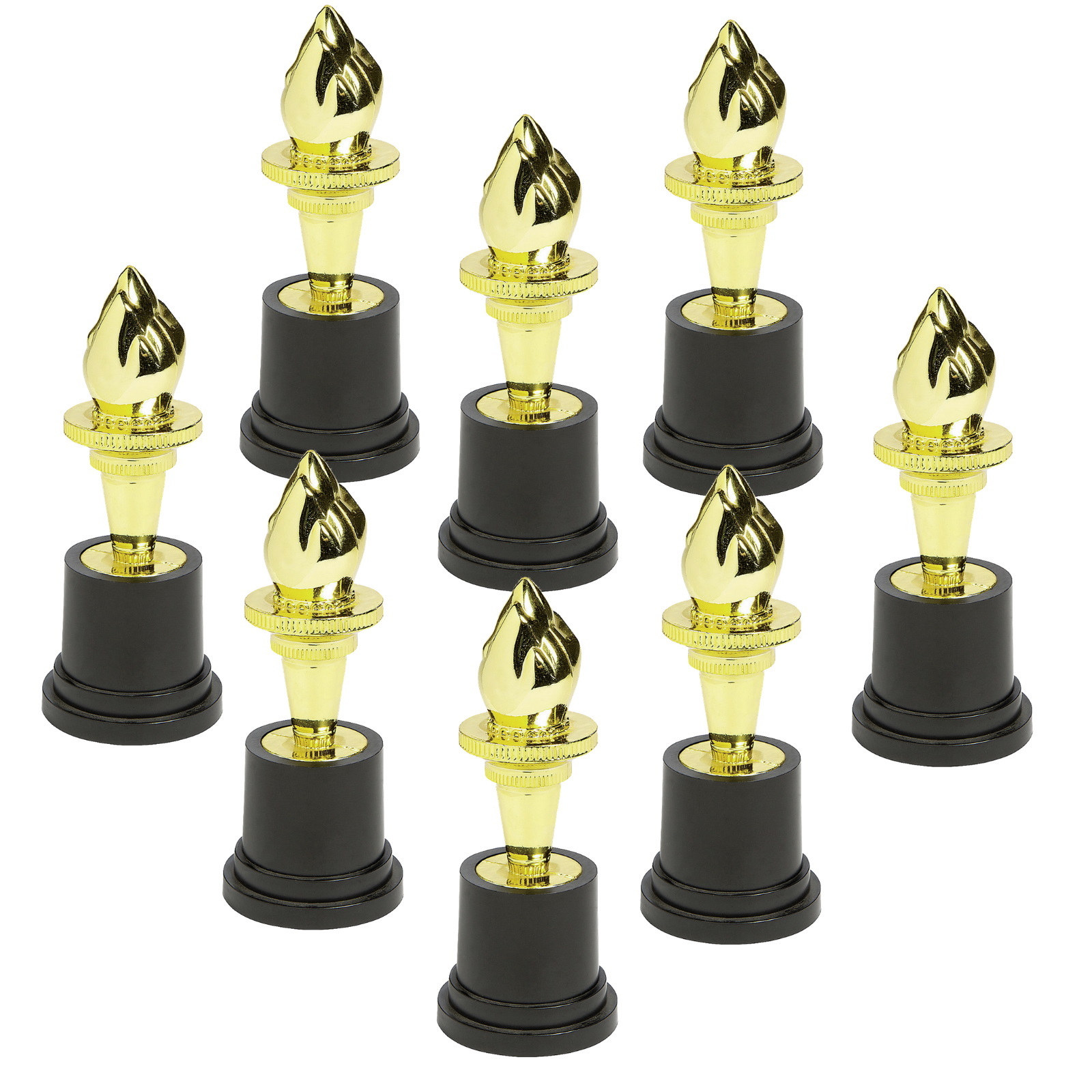 Novelty Torch Trophies 12.5cm (Pack of 12)