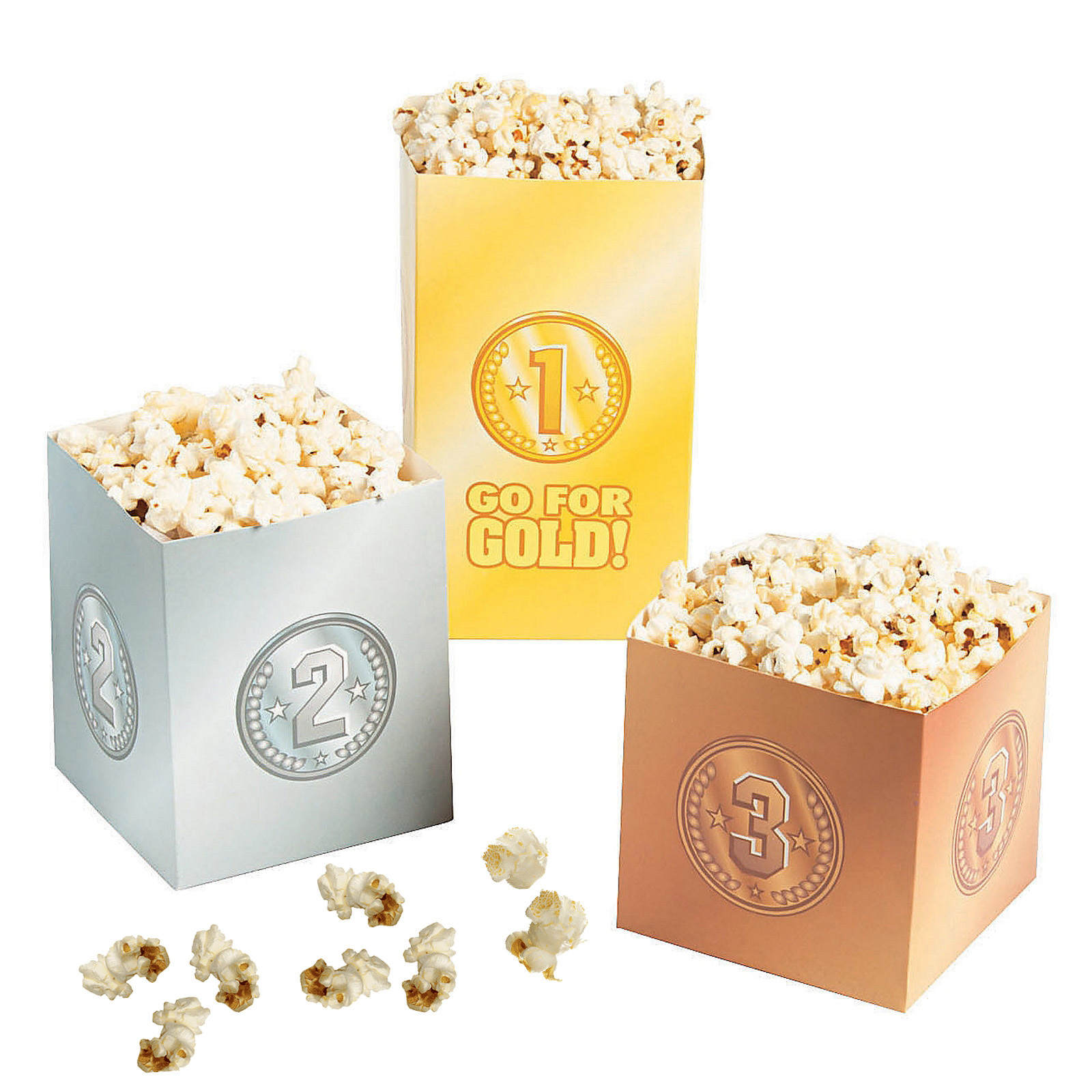 Gold, Silver & Bronze Award Lolly/Treat Boxes (Pack of 12)