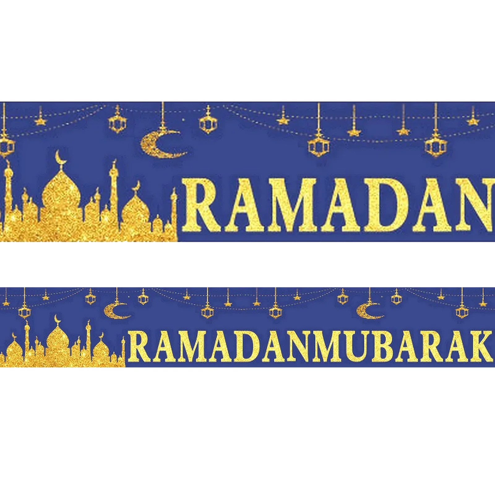 Ramadan Mubarak Fabric Banner